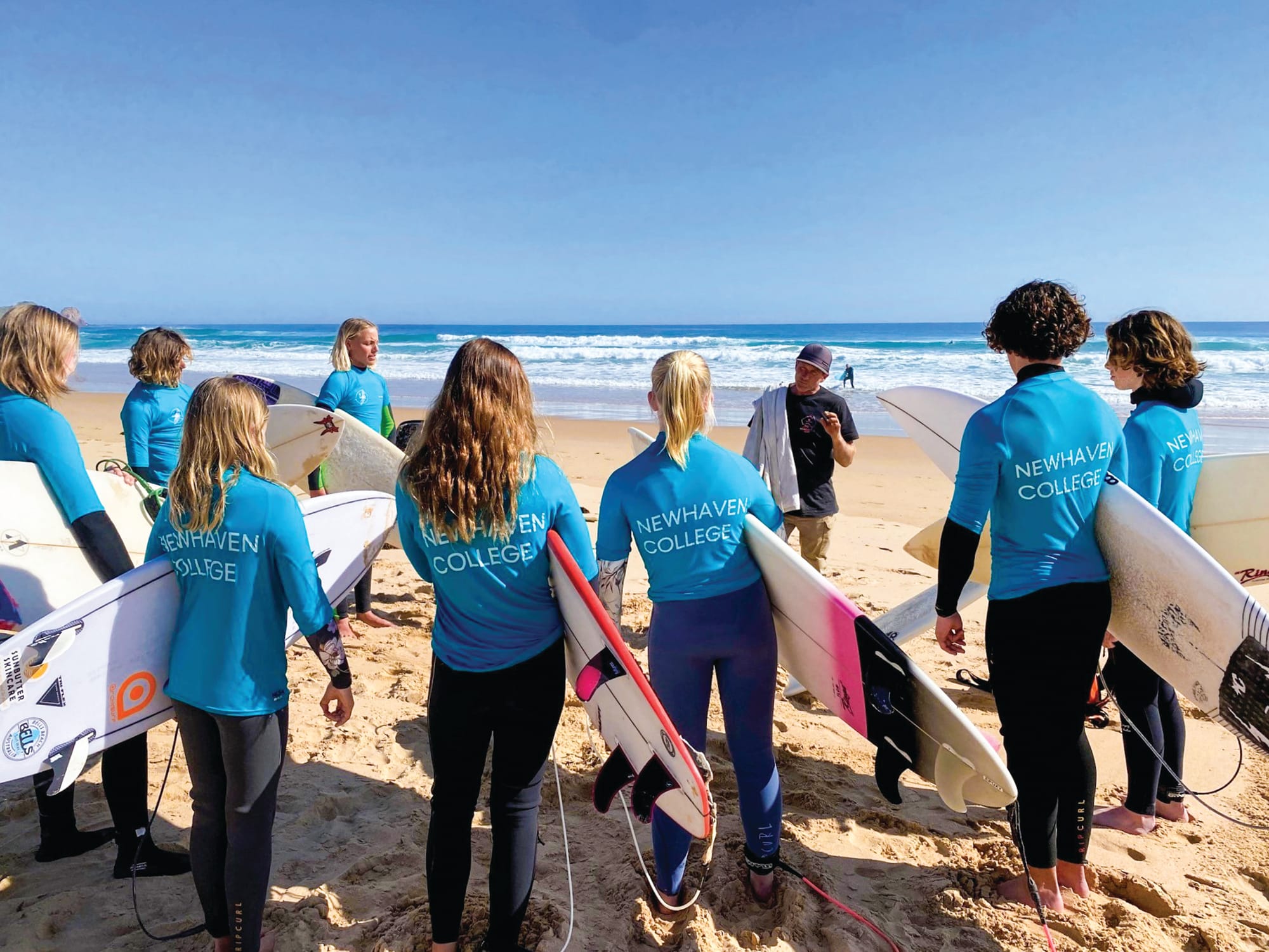 Newhaven College's surf academy continues