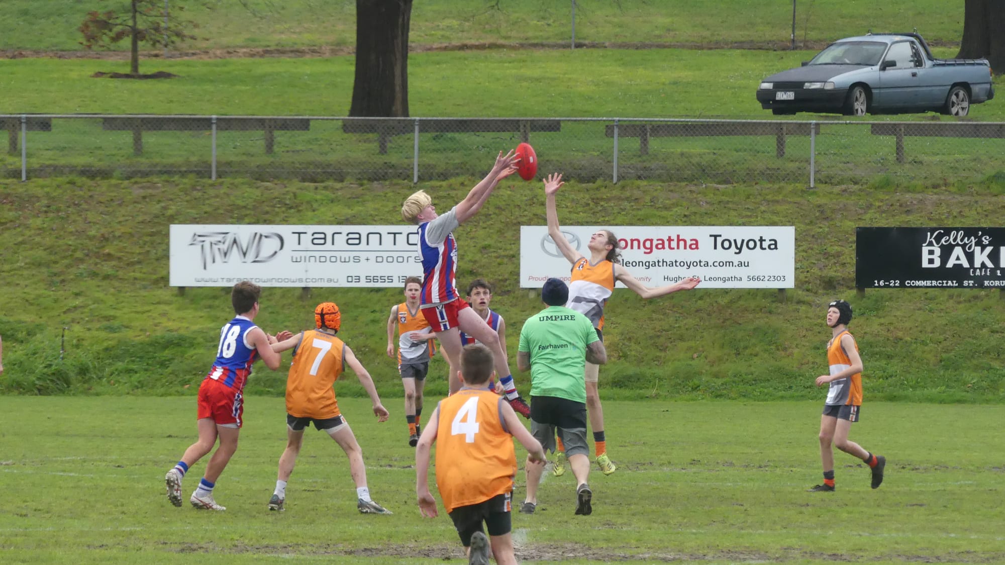 U14 Blue's tough it out in wintery conditions