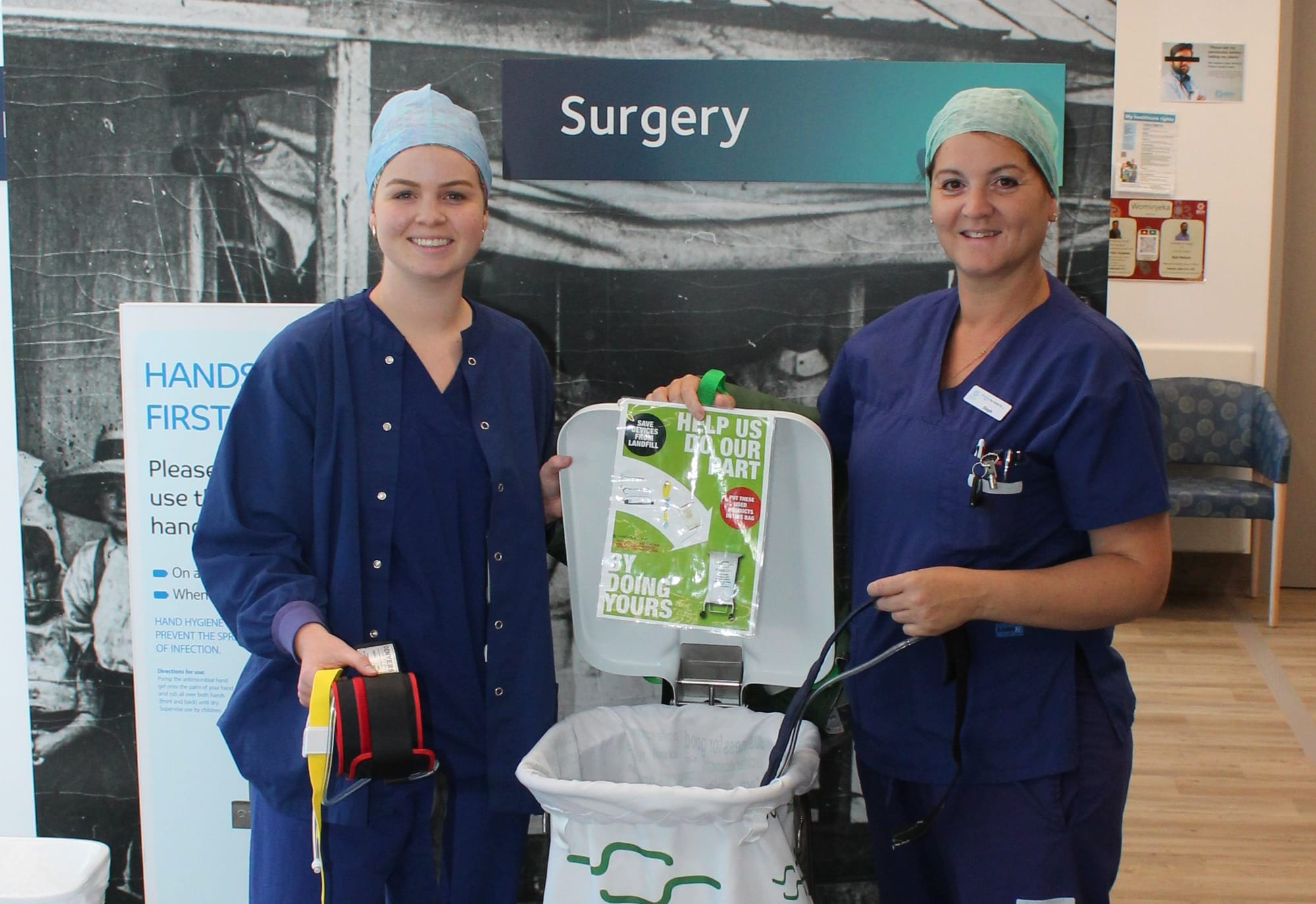 Recycling reduces medical waste