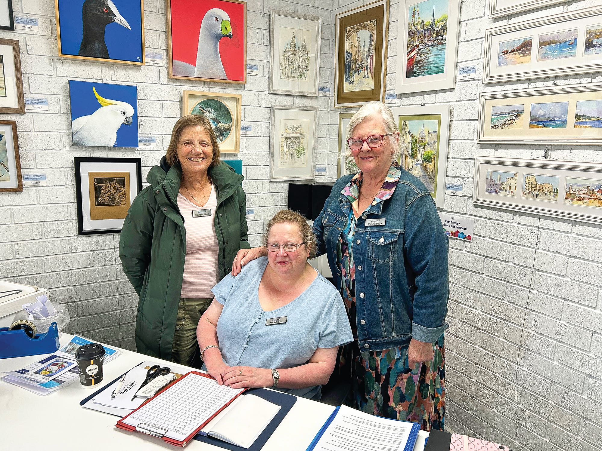 Community gallery finally open