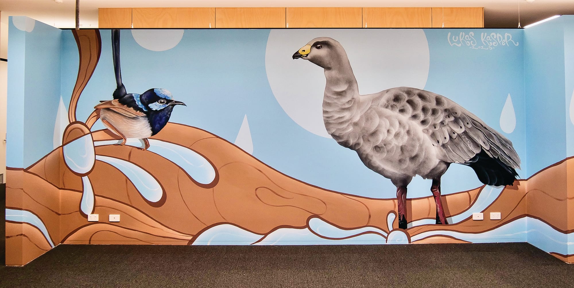 Taking an artist under their wing