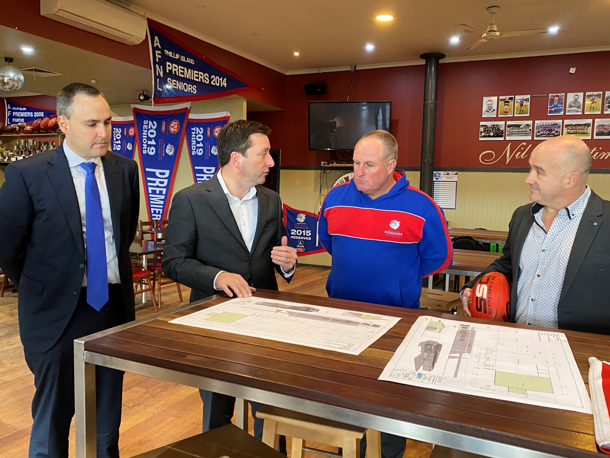 Footy club upgrade plans get election promise boost