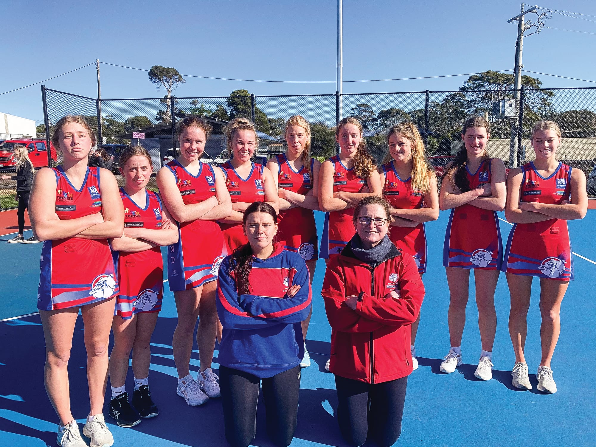 U17 netball team
