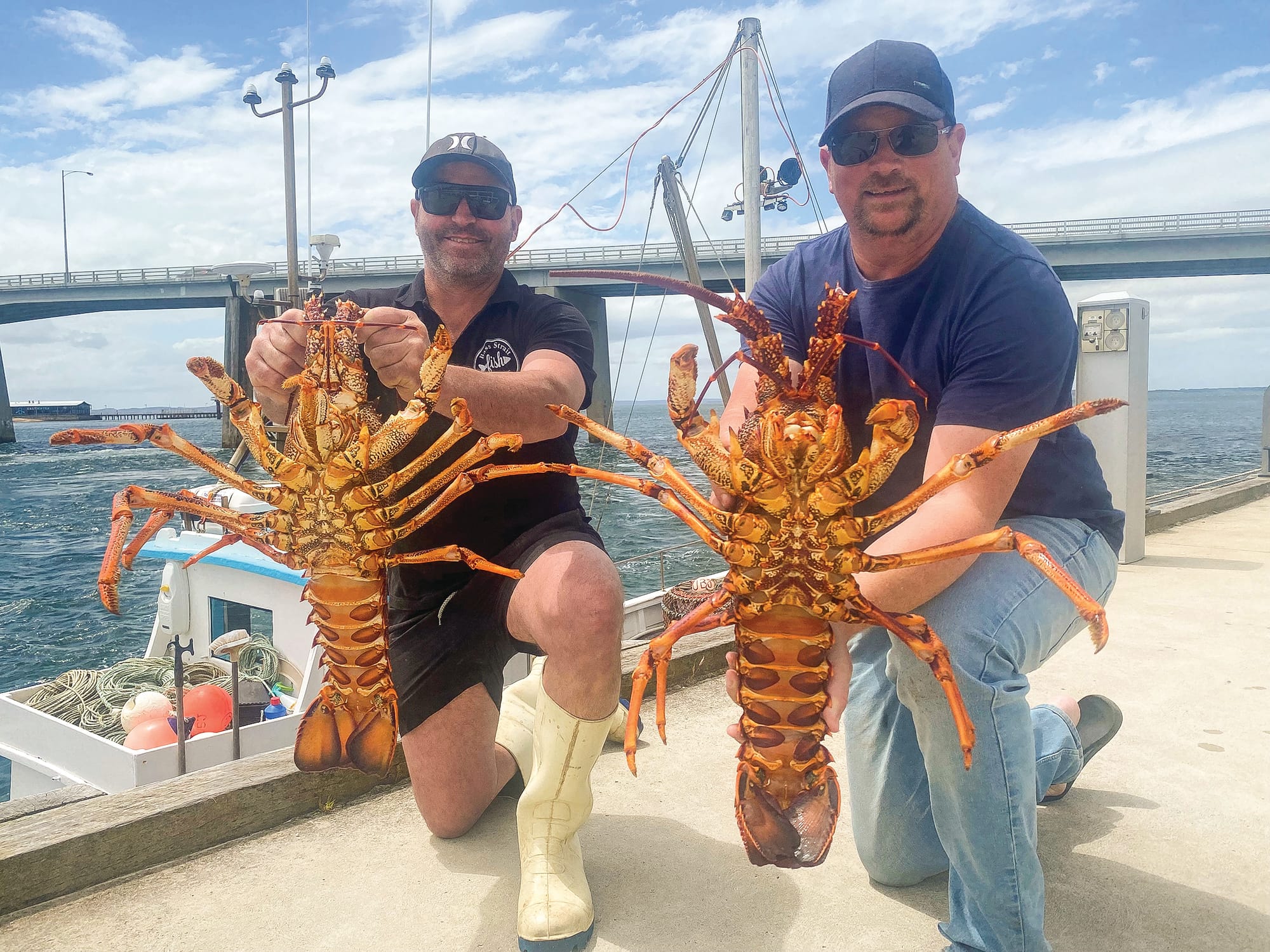 Summer days, dining on crays