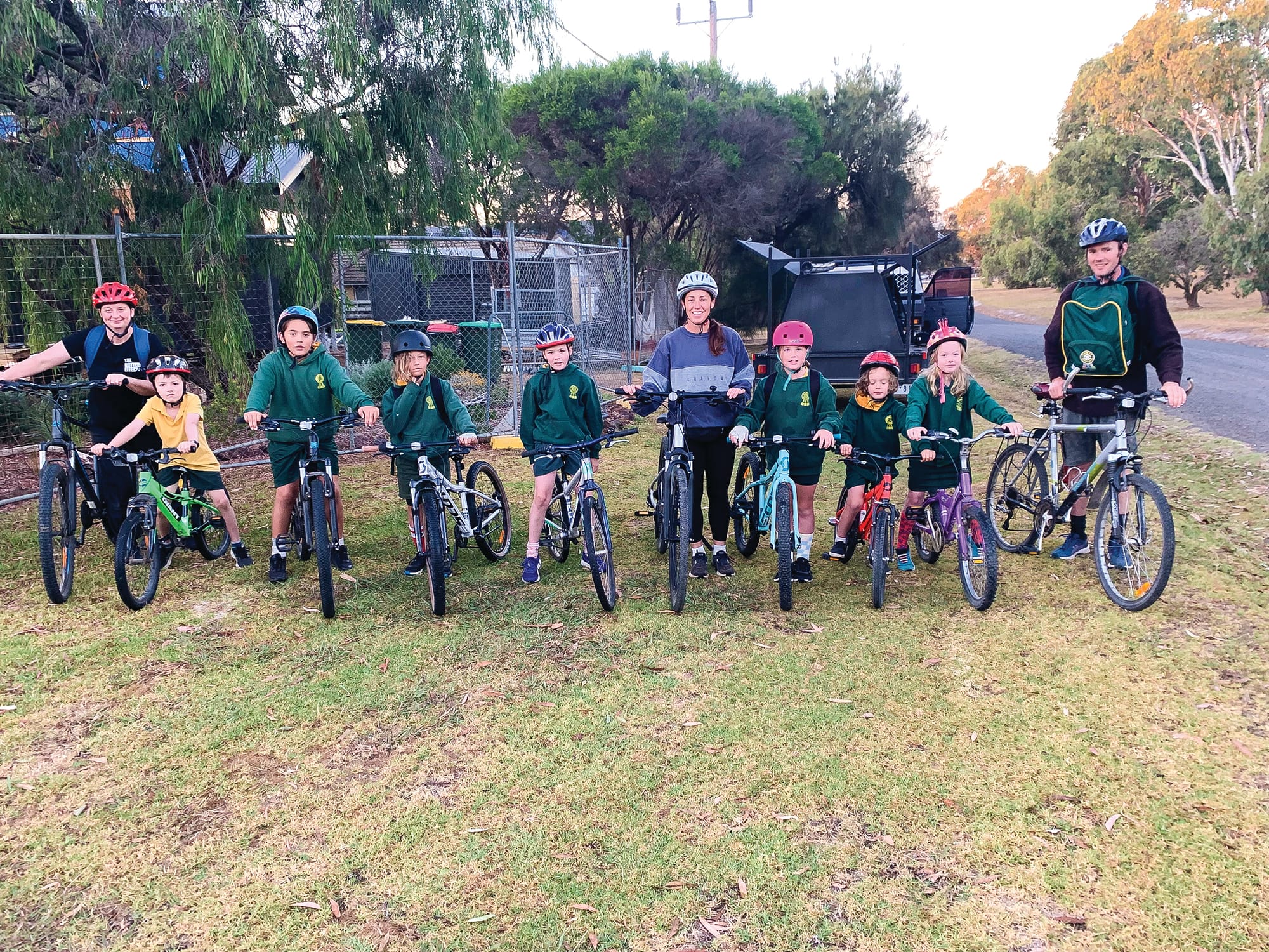 Ride to school day