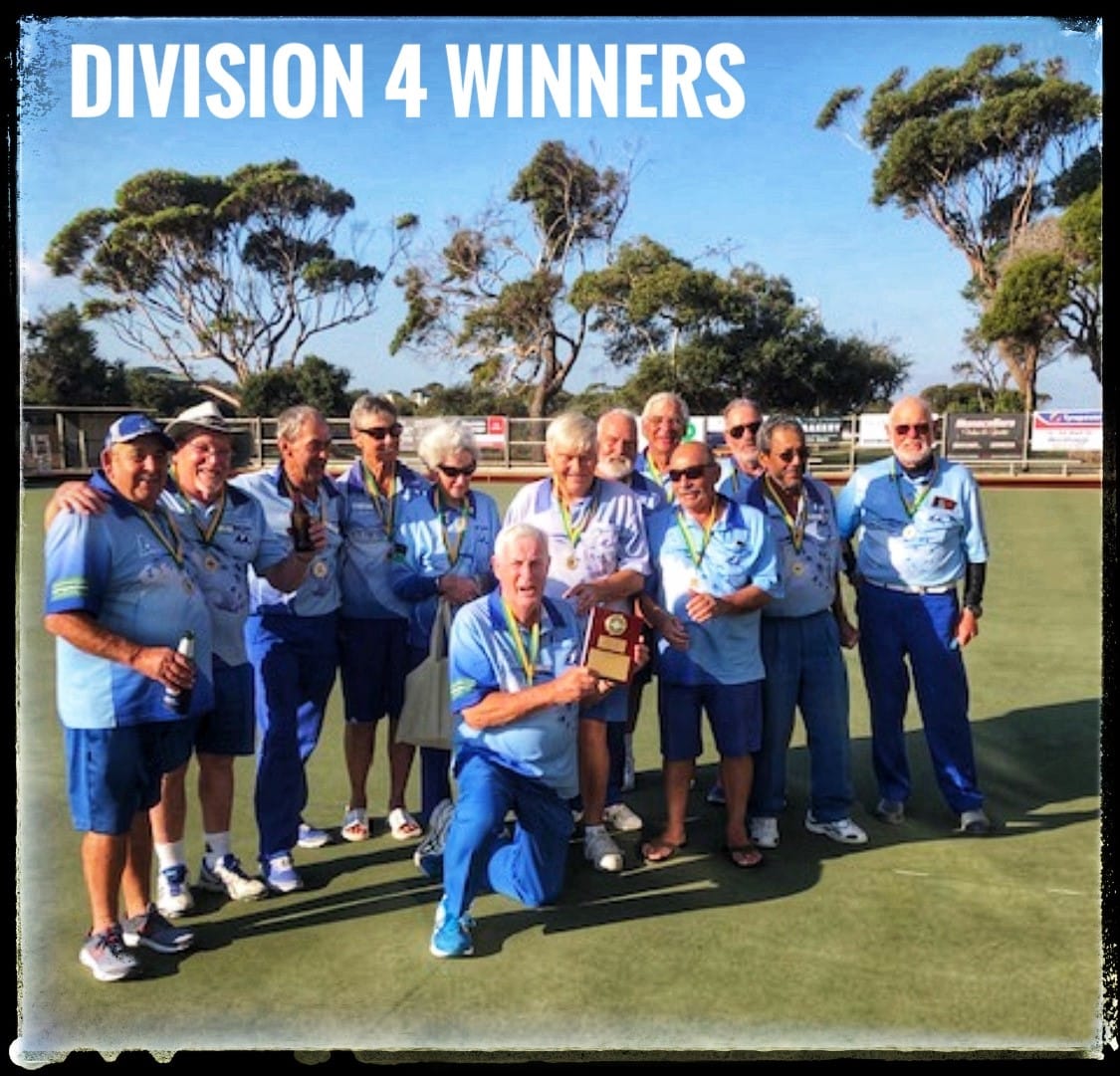 Pennant bowls -Division 4 Grand final winners