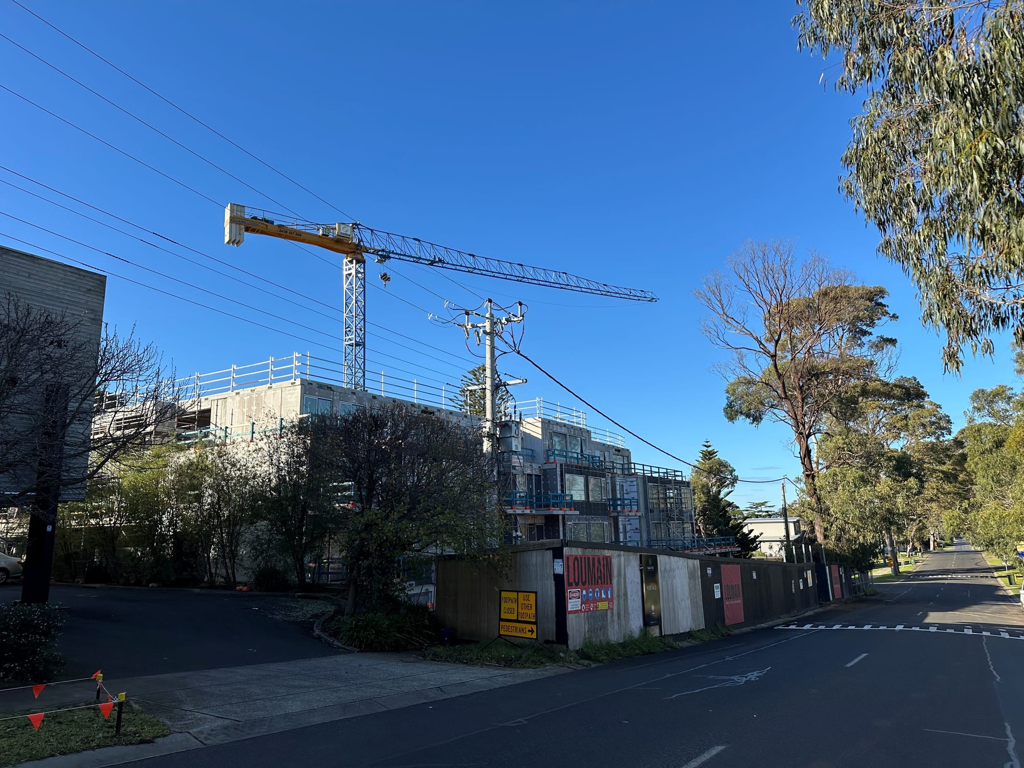 Development crane to farewell Cowes