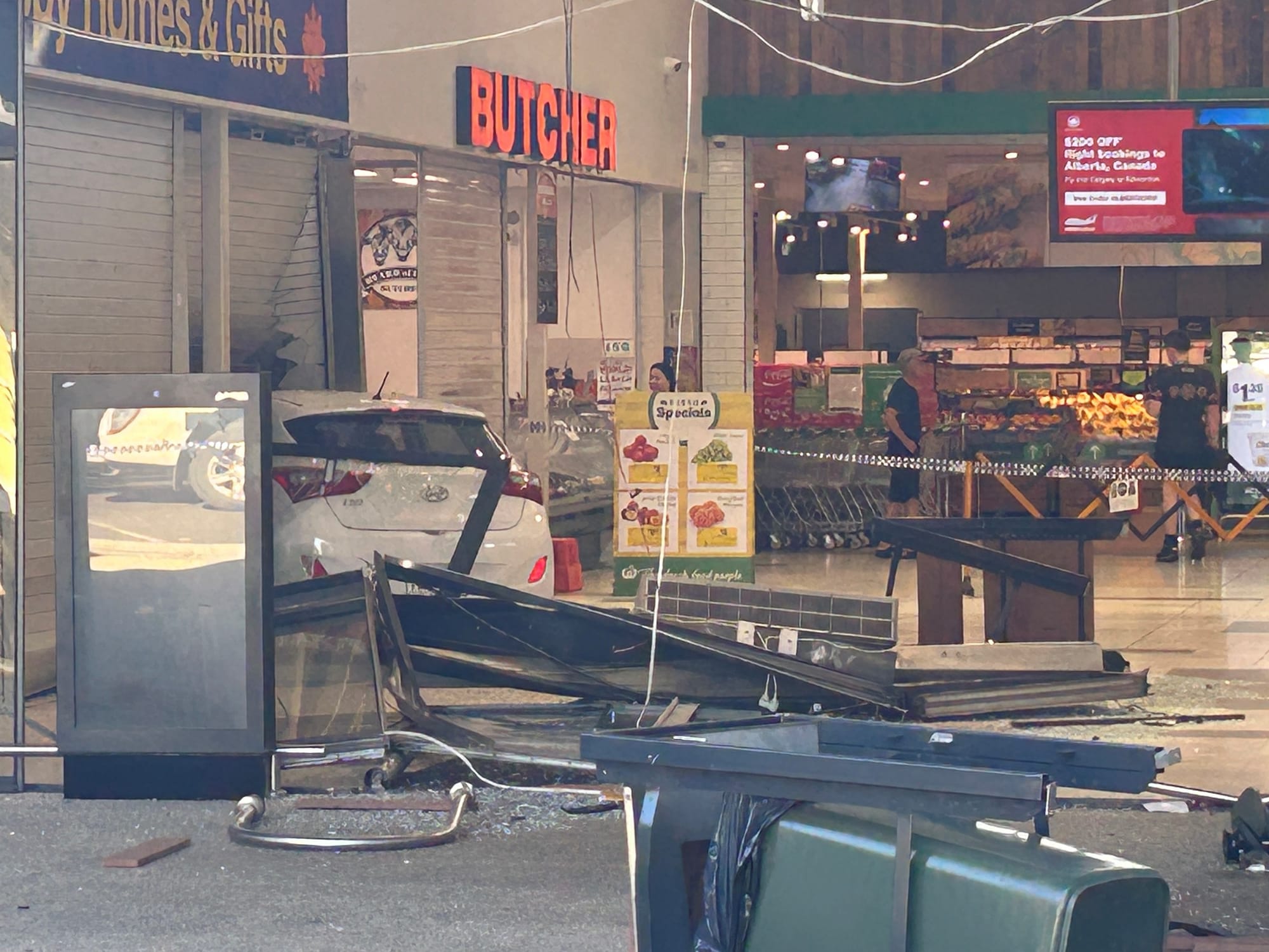 Accident at Woolworths in Cowes