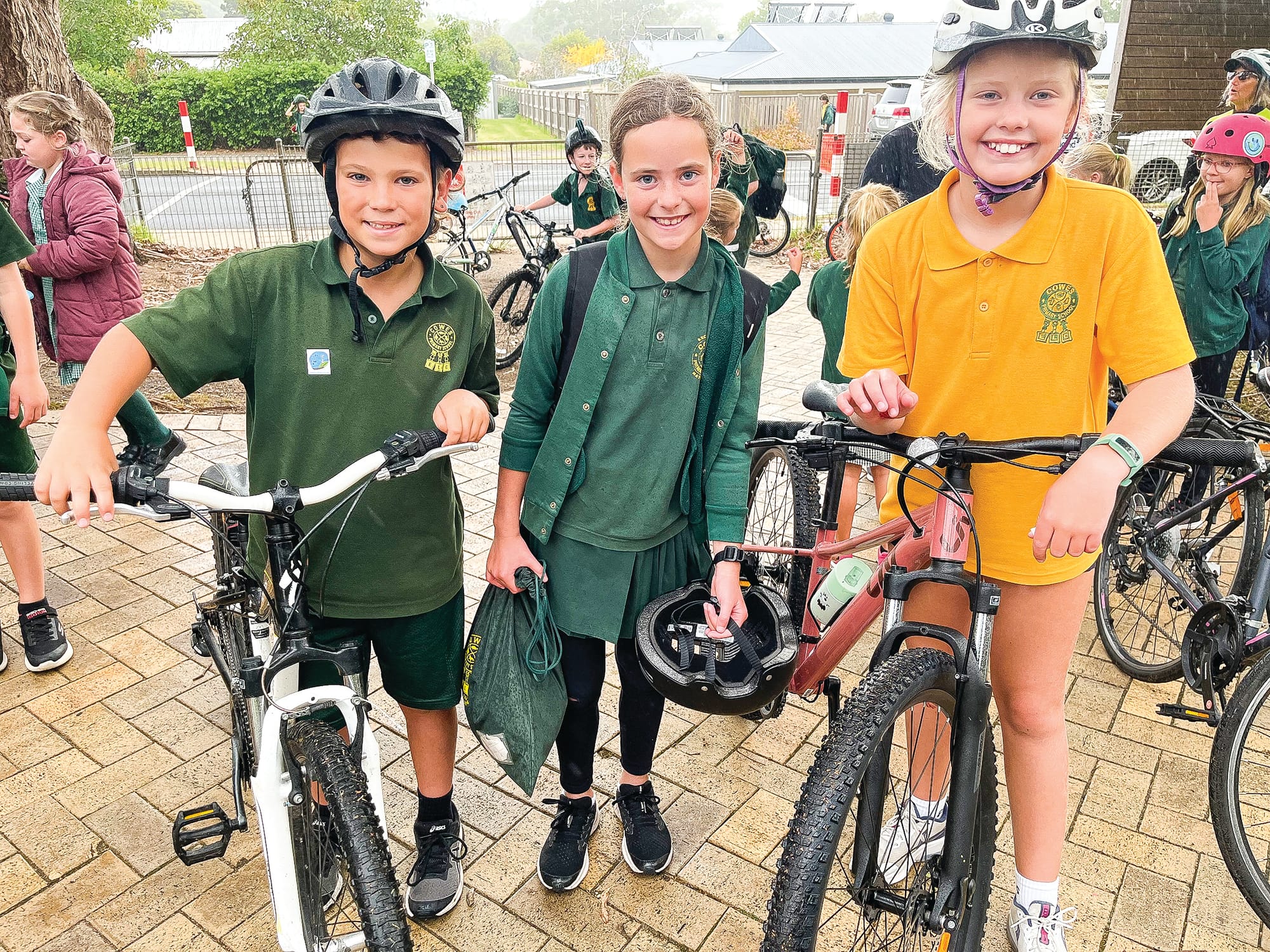 Ride to School Day at Cowes