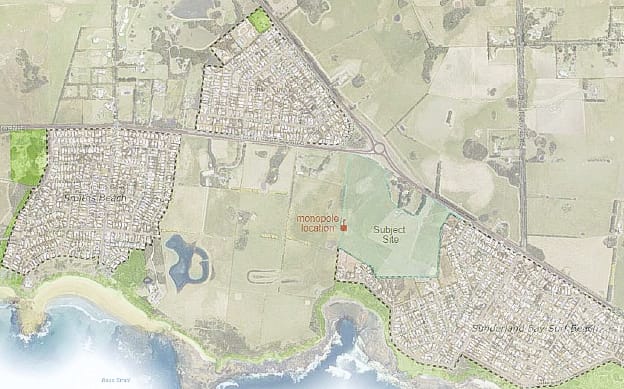 Sunderland Bay phone tower refused