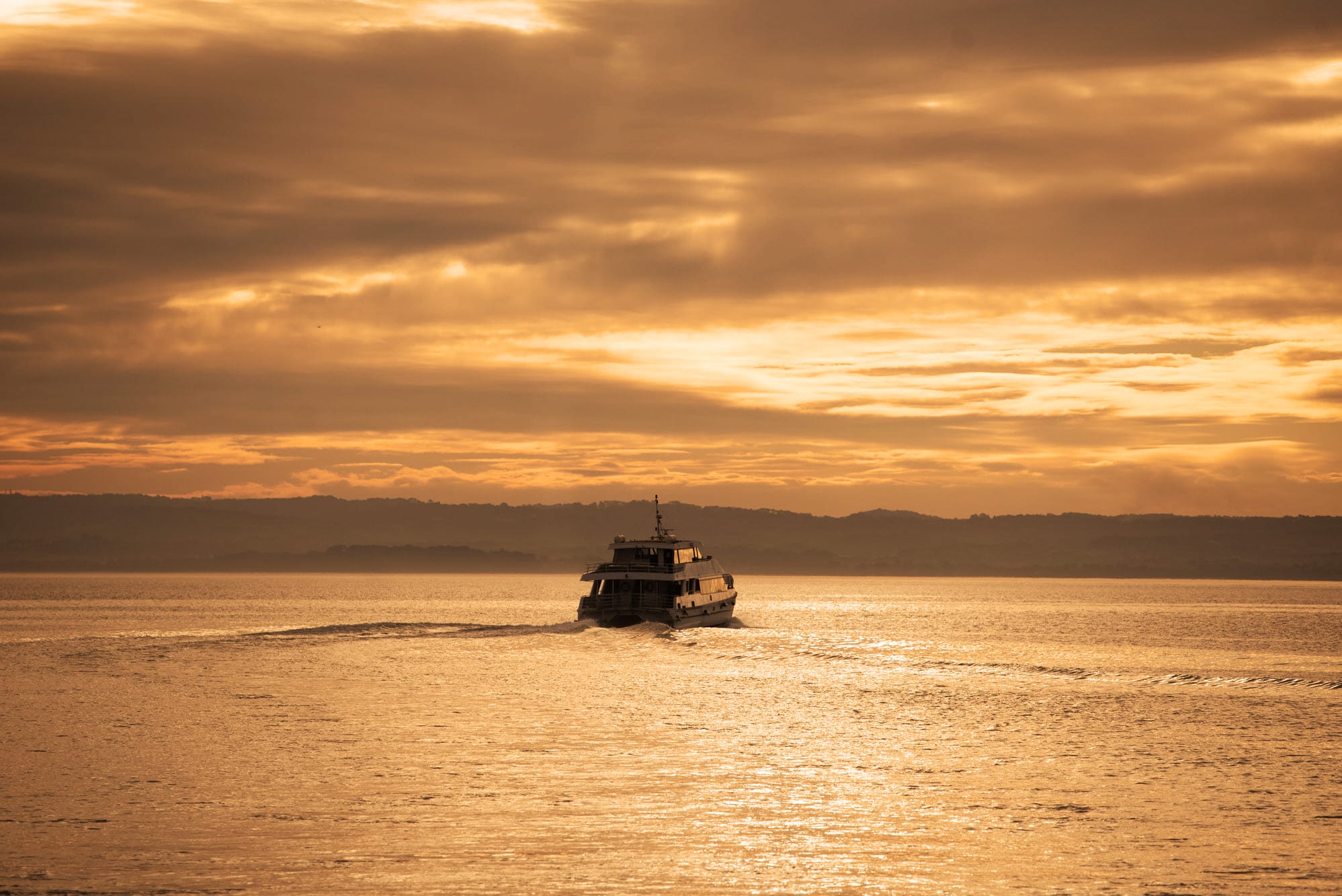 Sail into the sunset