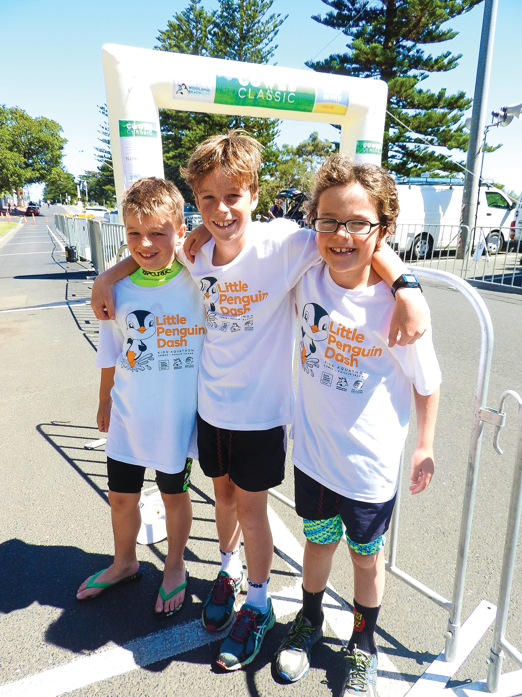 Shortened run leg in the Cowes Classic