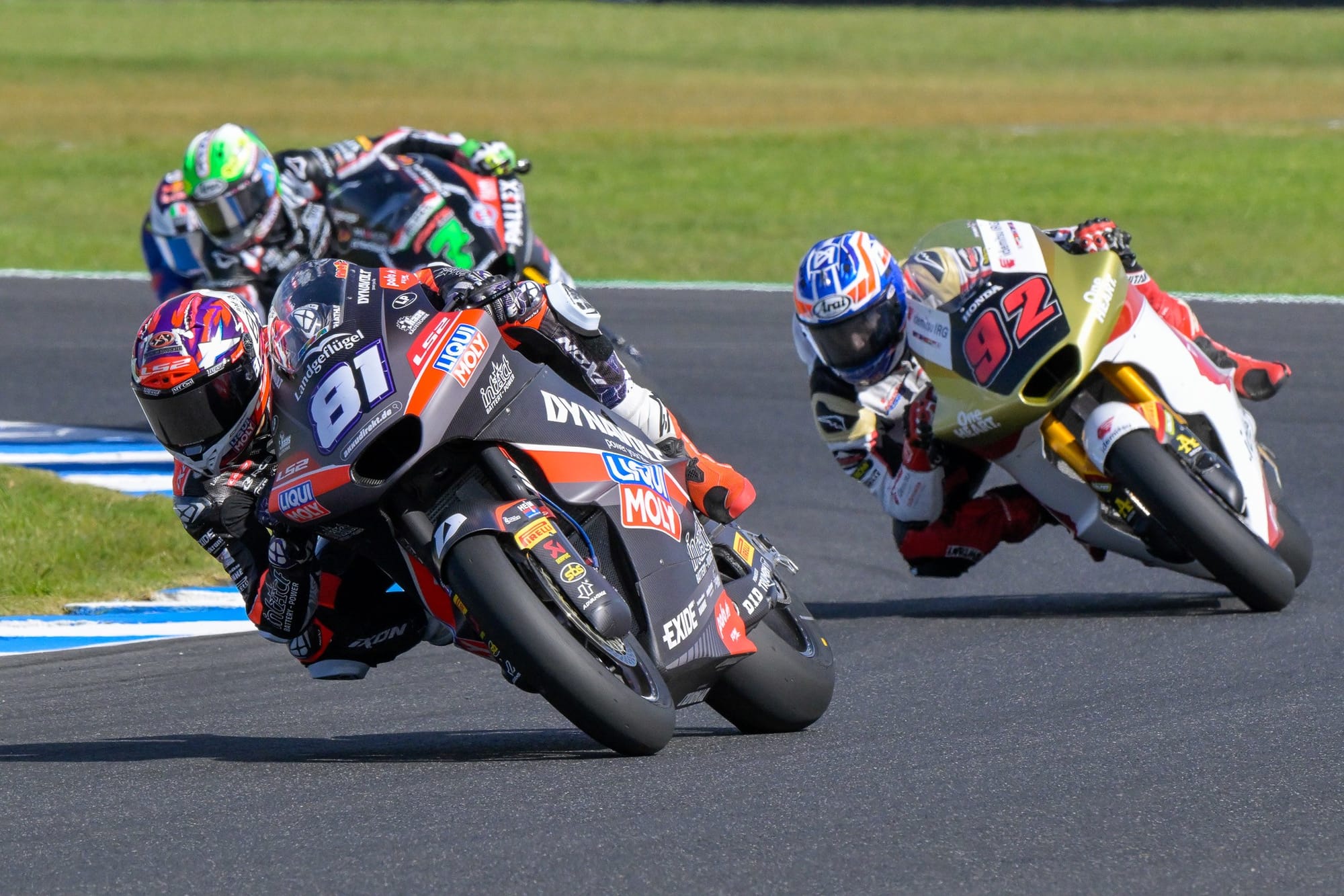 One of the new generation of Australian riders, Moto2 rider Senna Agius. Photo: IanR Photography.