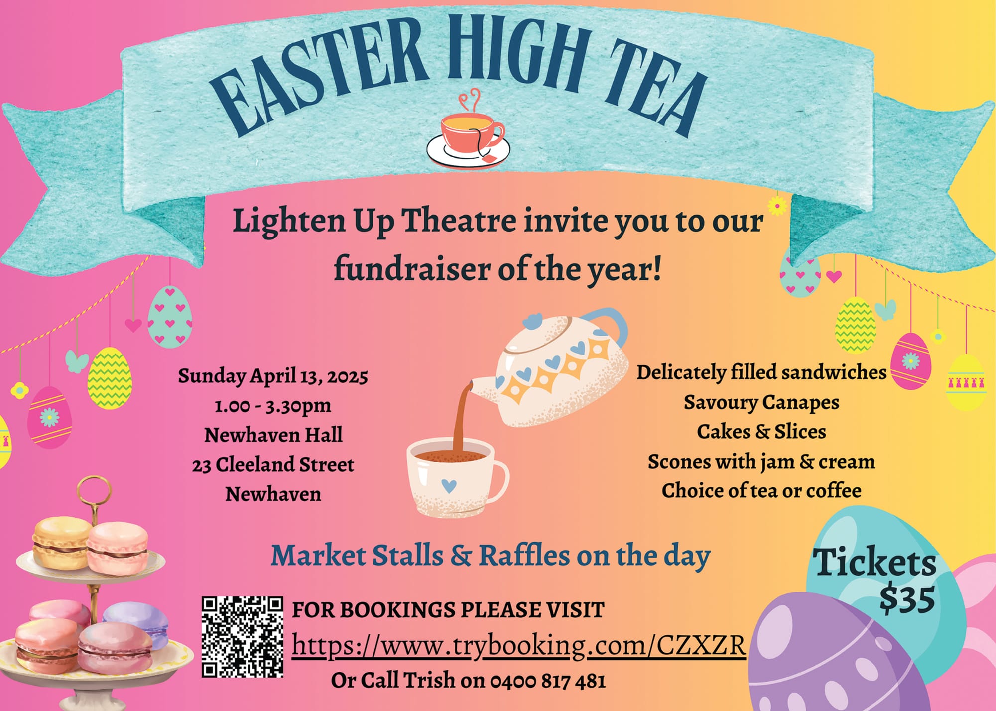 Lighten Up Theatre high tea