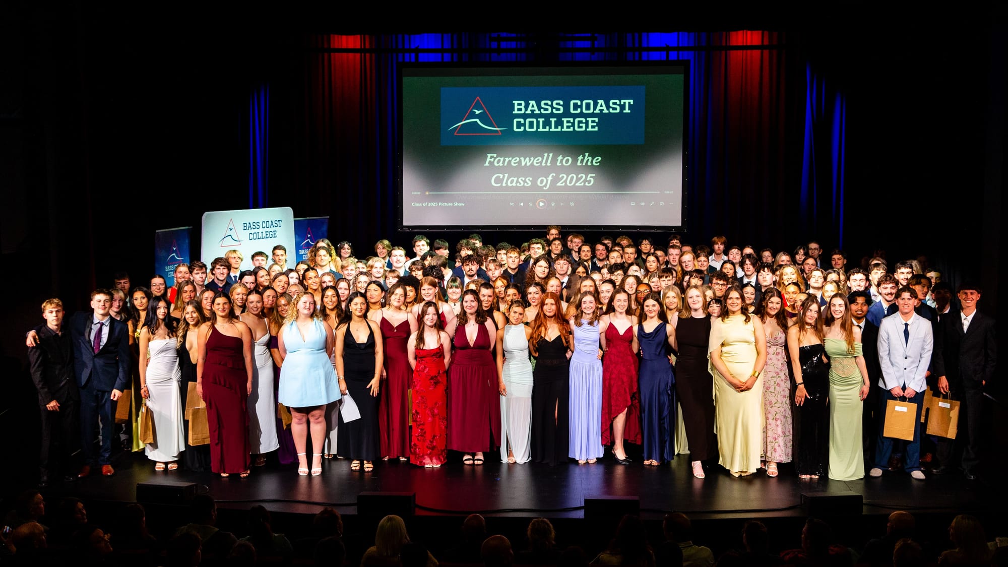 The Class of 2025 at Bass Coast College.