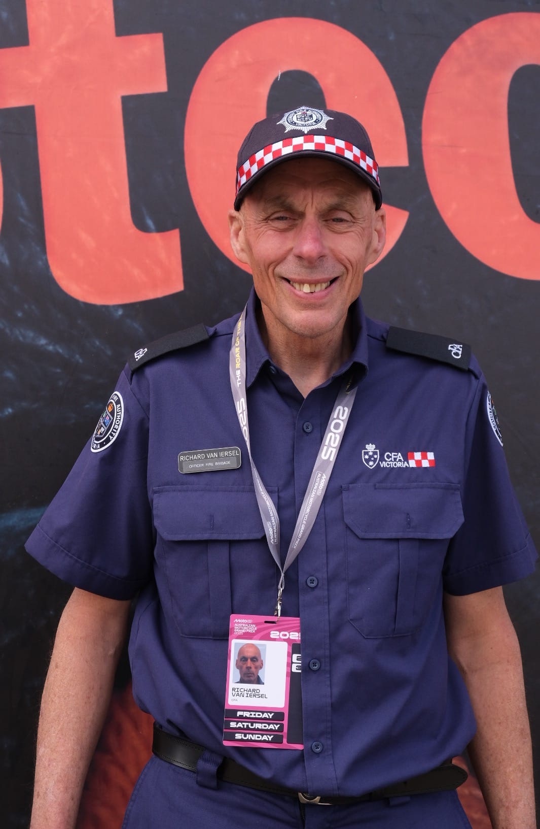 Richard Van Iersel – from the CFA Taskforce Team. Photo: Nici Cahill, Snapshot Photography.

