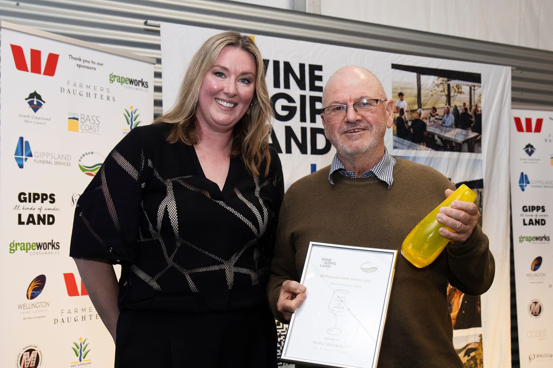 Purple Hen rules the roost at wine show