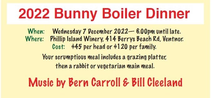 2022 Bunny Boiler Dinner