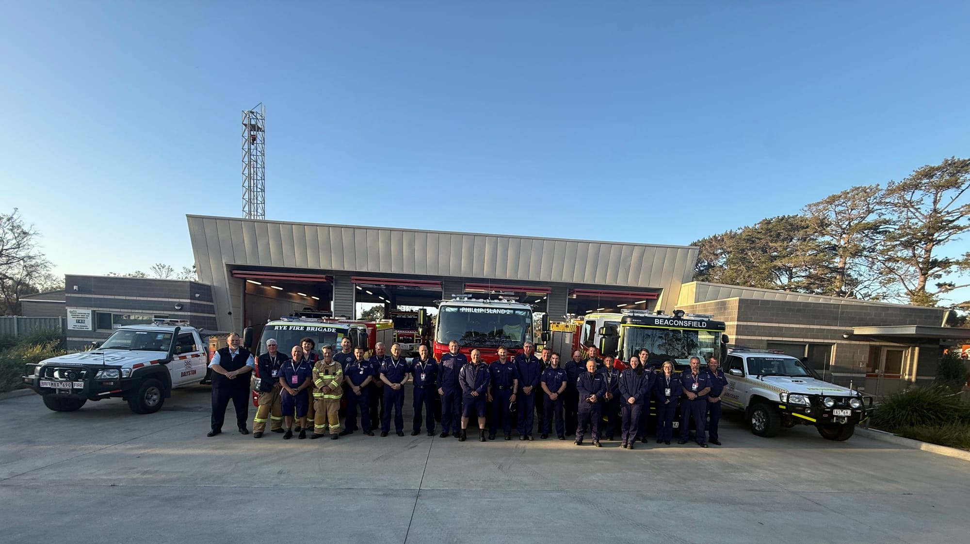 Working alongside local volunteers at this year’s MotoGP were crews and vehicles from Rye, Beaconsfield, Dalyston, Dandenong, Rye and Edithvale.