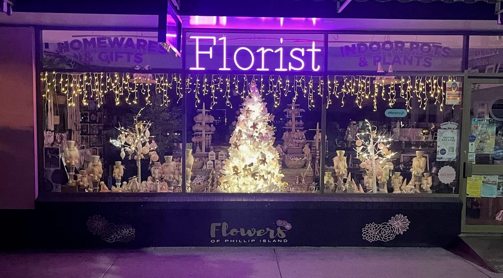 Shops light up for Christmas