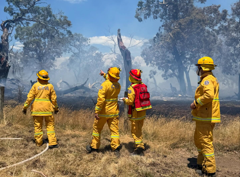 Bushfire scare for island