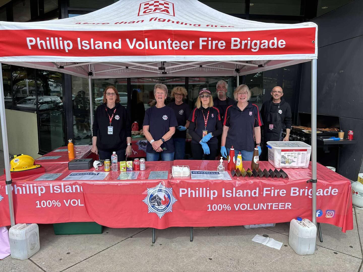 Special support from CFA barbeque