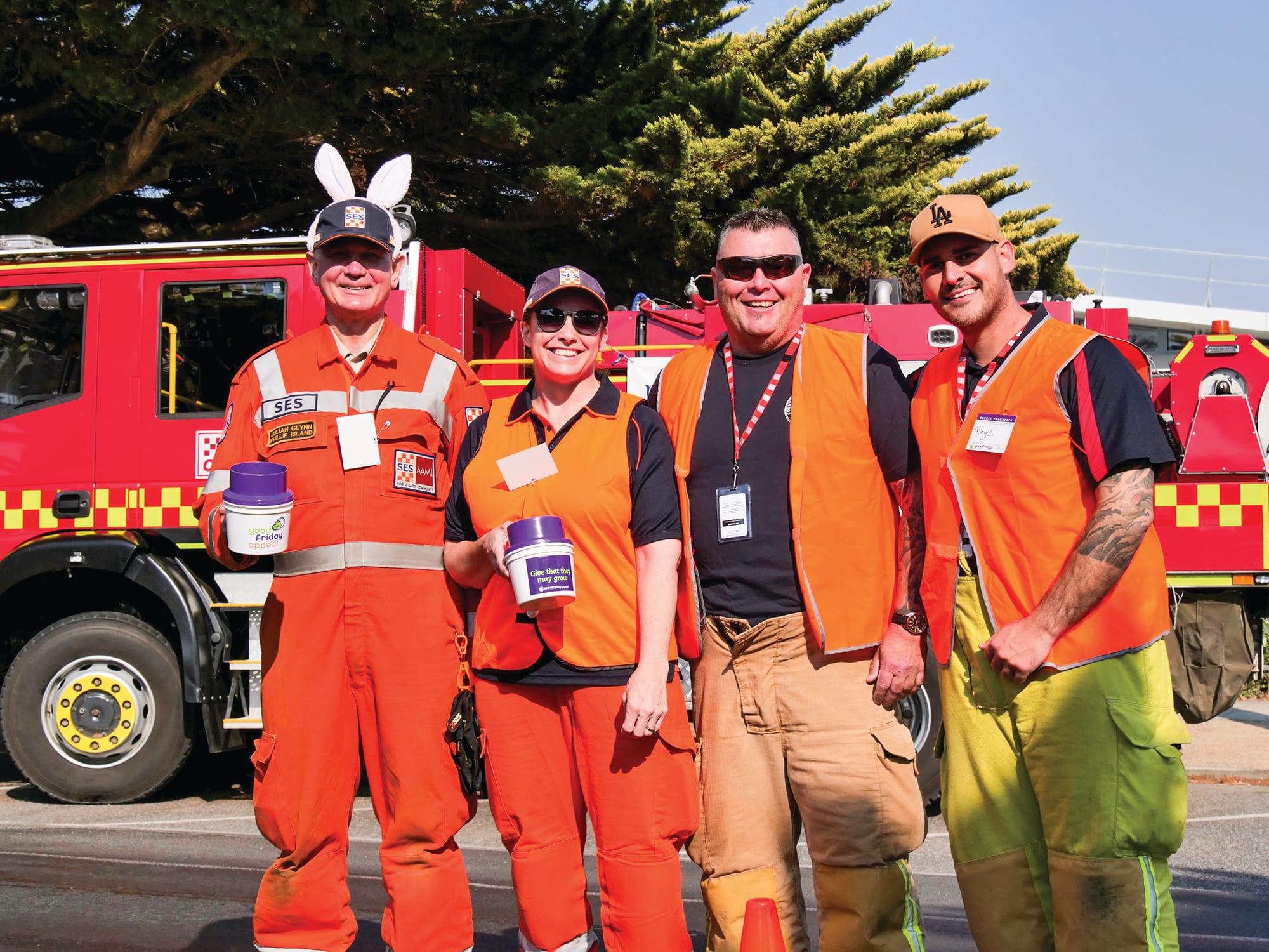 CFA out and about for Good Friday Appeal