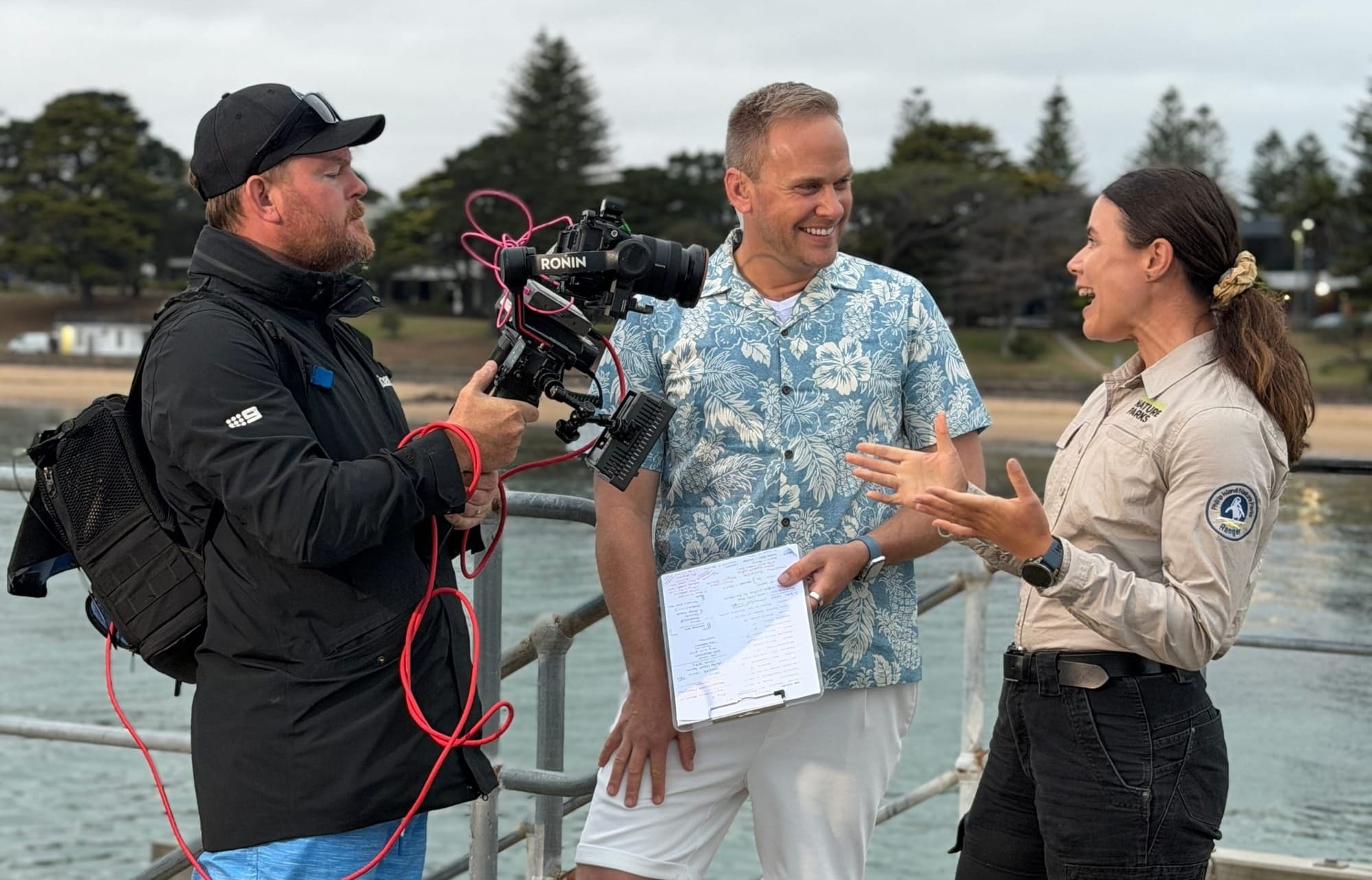 Phillip Island goes national on TV live cross