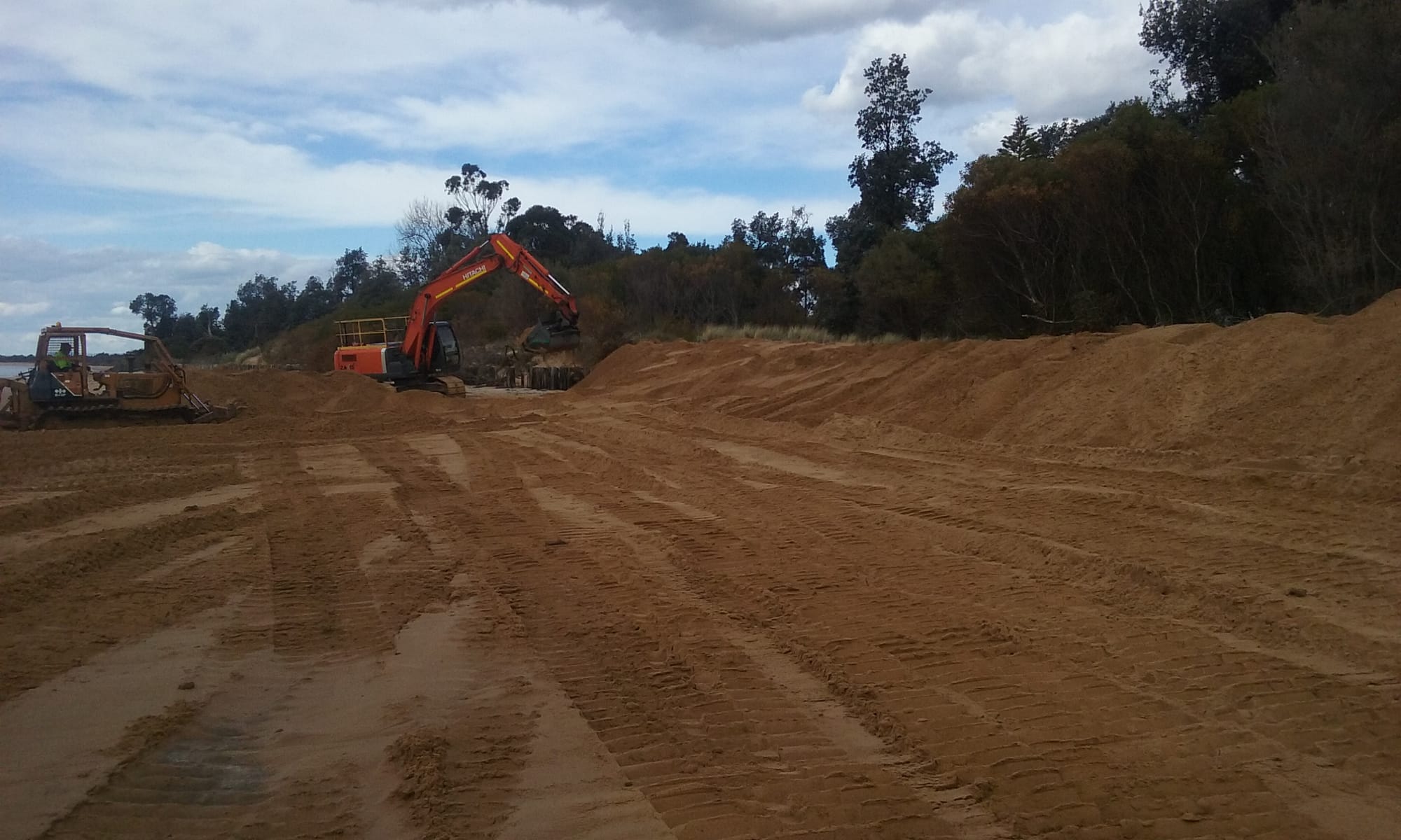 The high cost of sand bulldozing to stop erosion