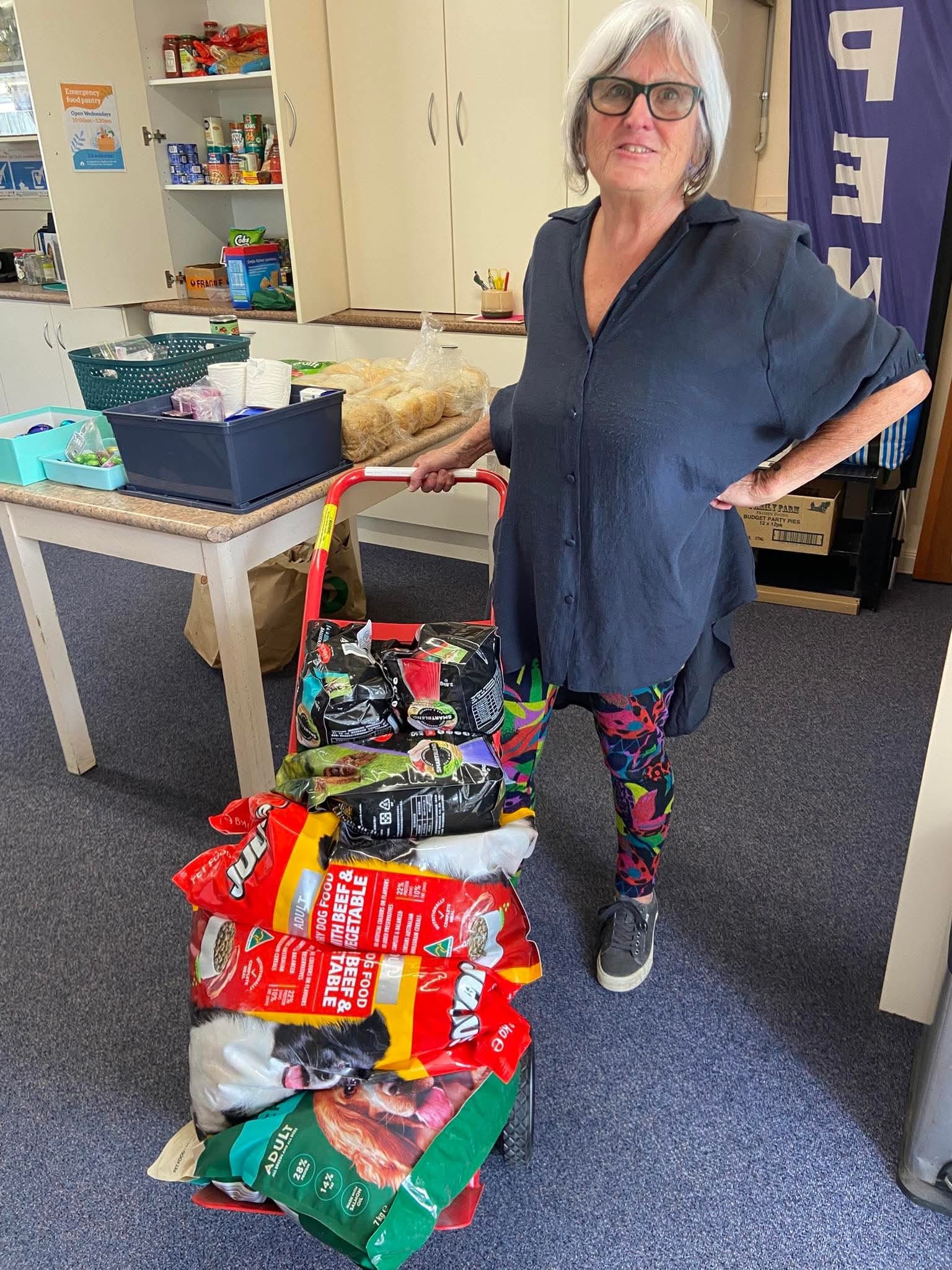 Doggie donations roll in