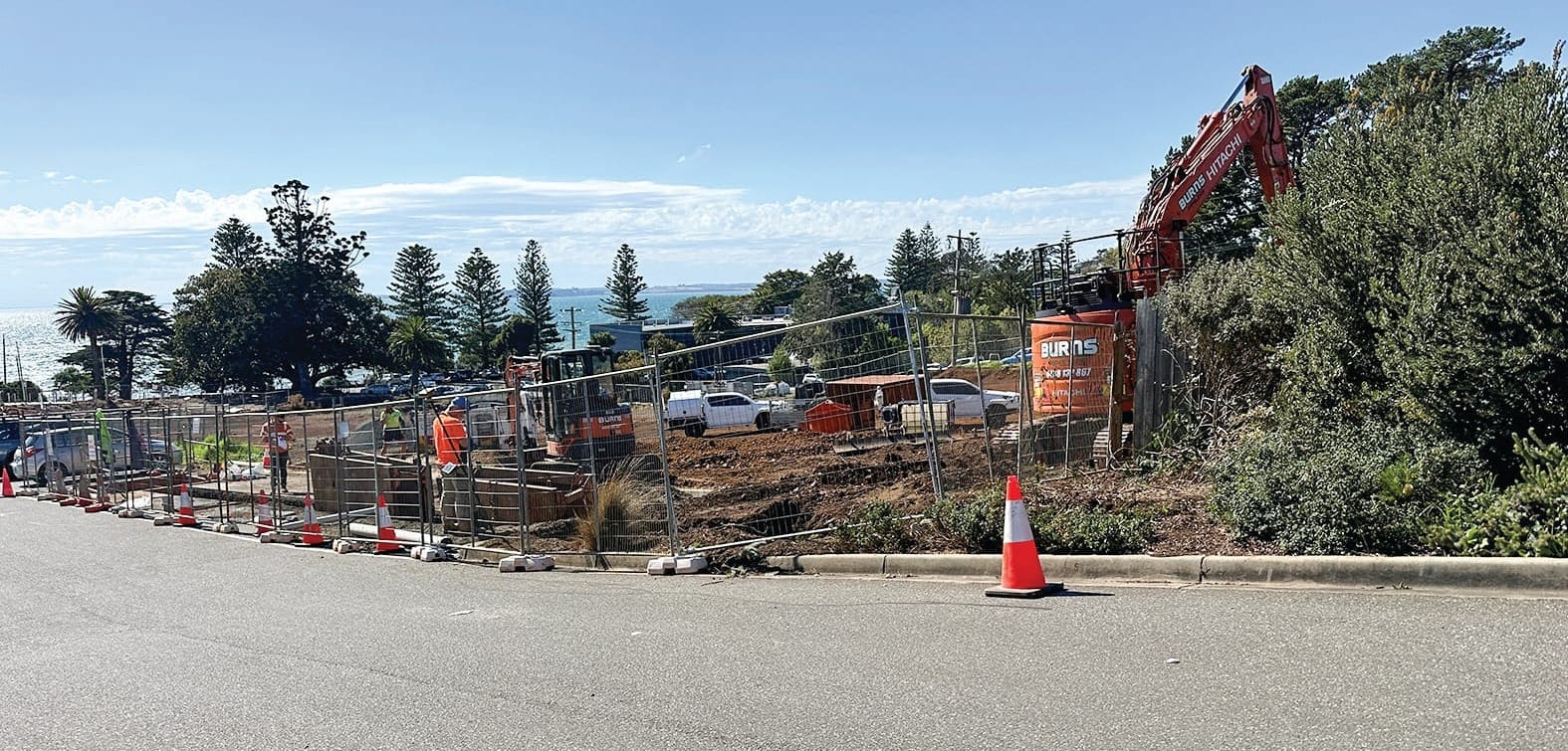Car park sewer works begin