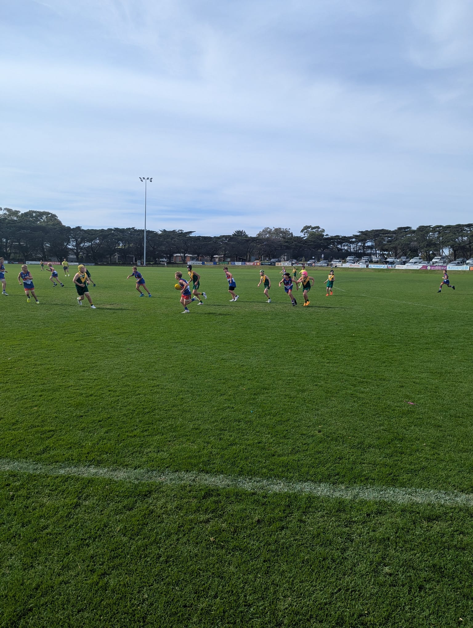 Bulldogs shine in football season opener - U12 Mixed Red