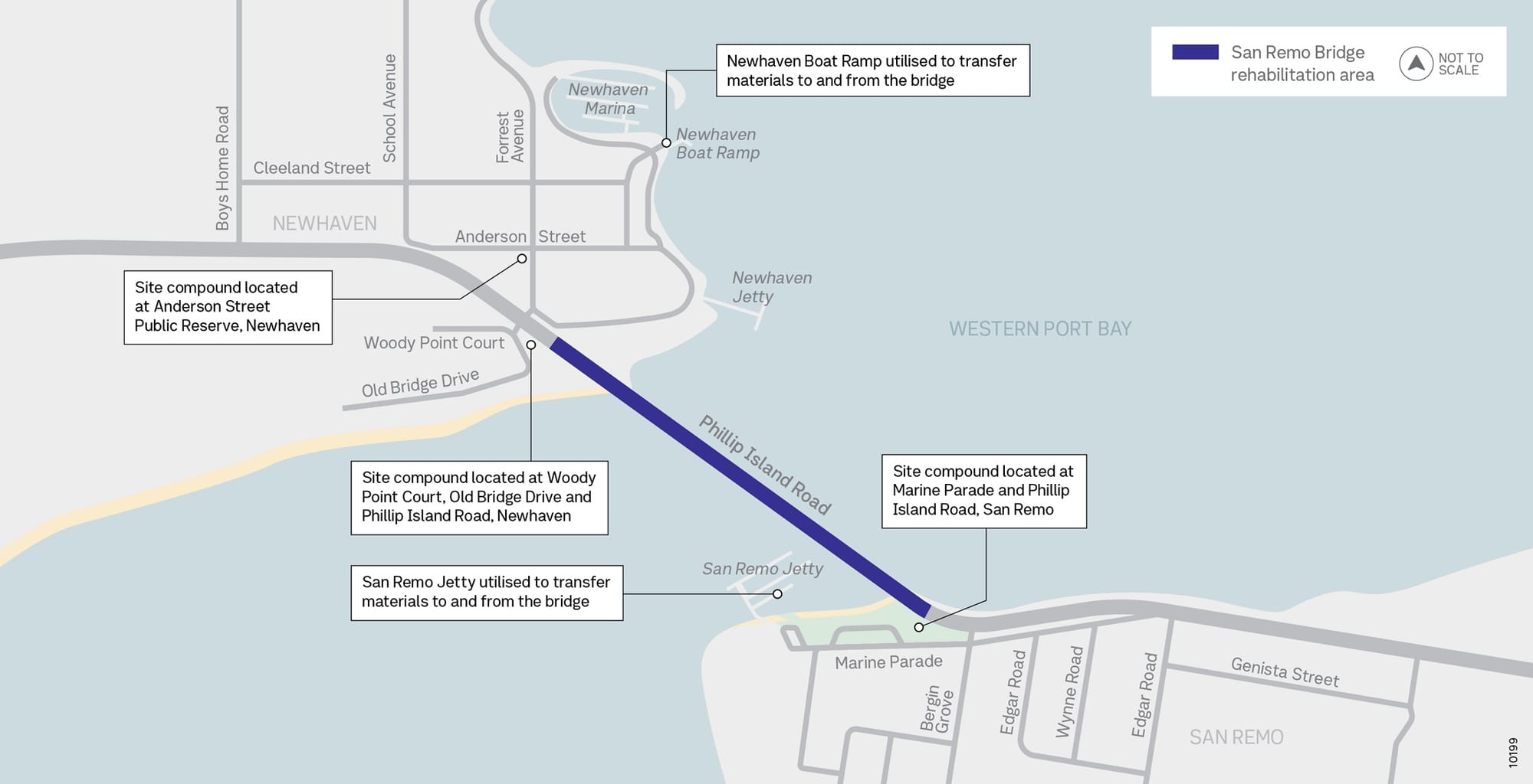 Bridge works on site by end of April