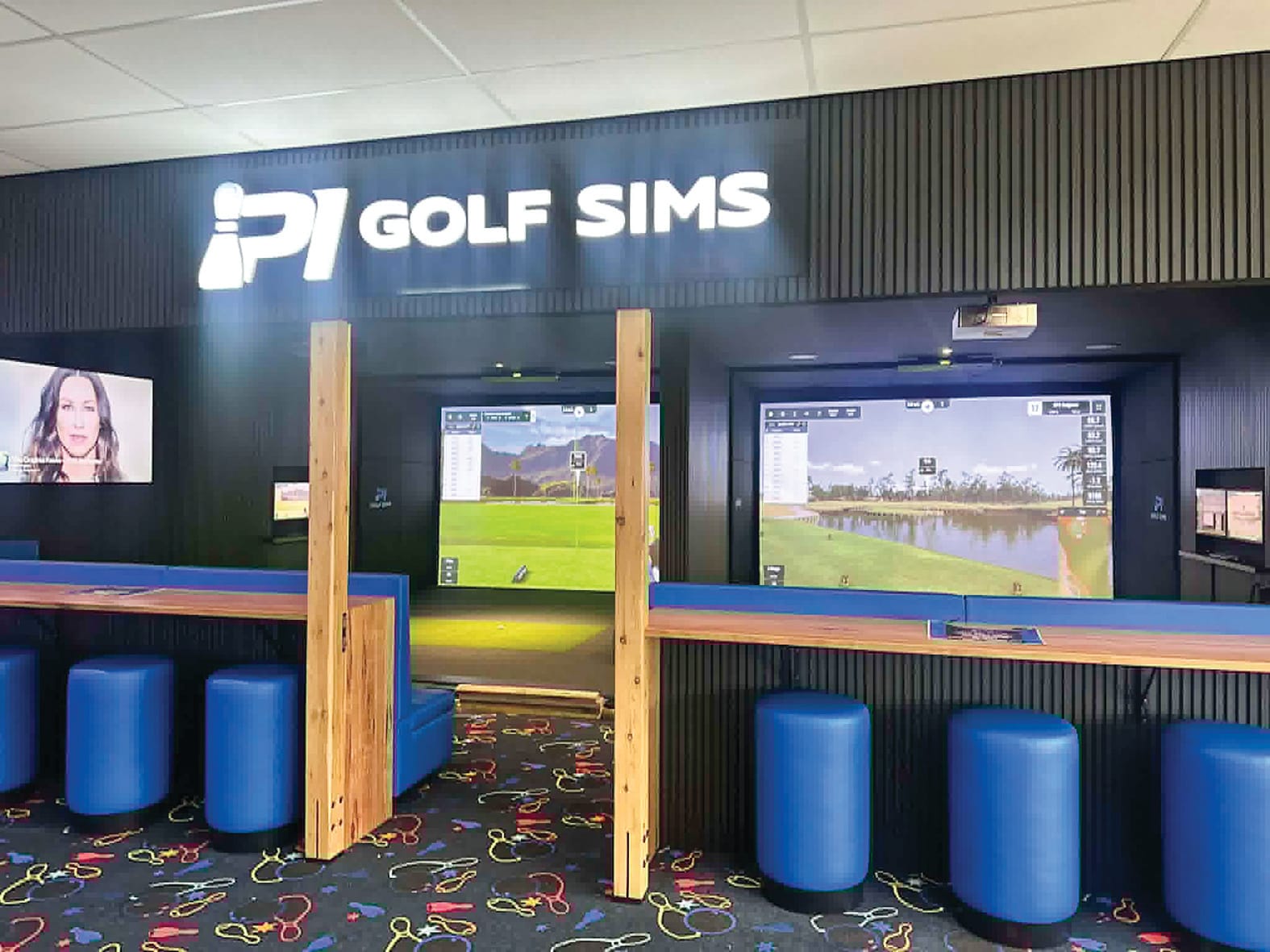 Golf Simulators arrive at PI Tenpin