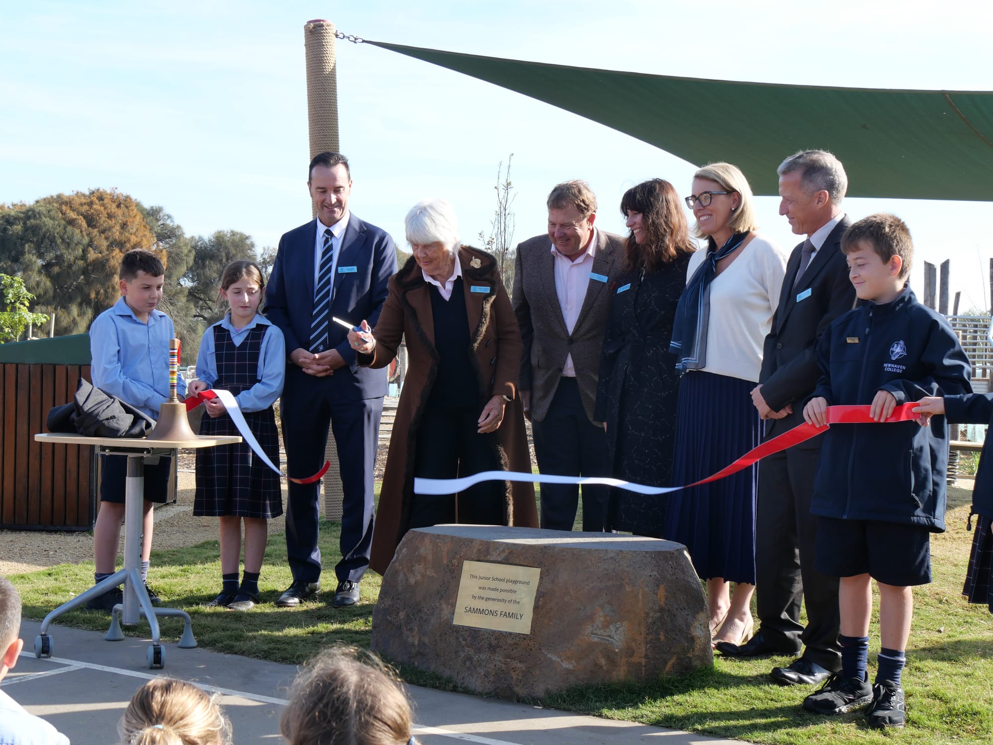 Newhaven College new playground opening and assembly