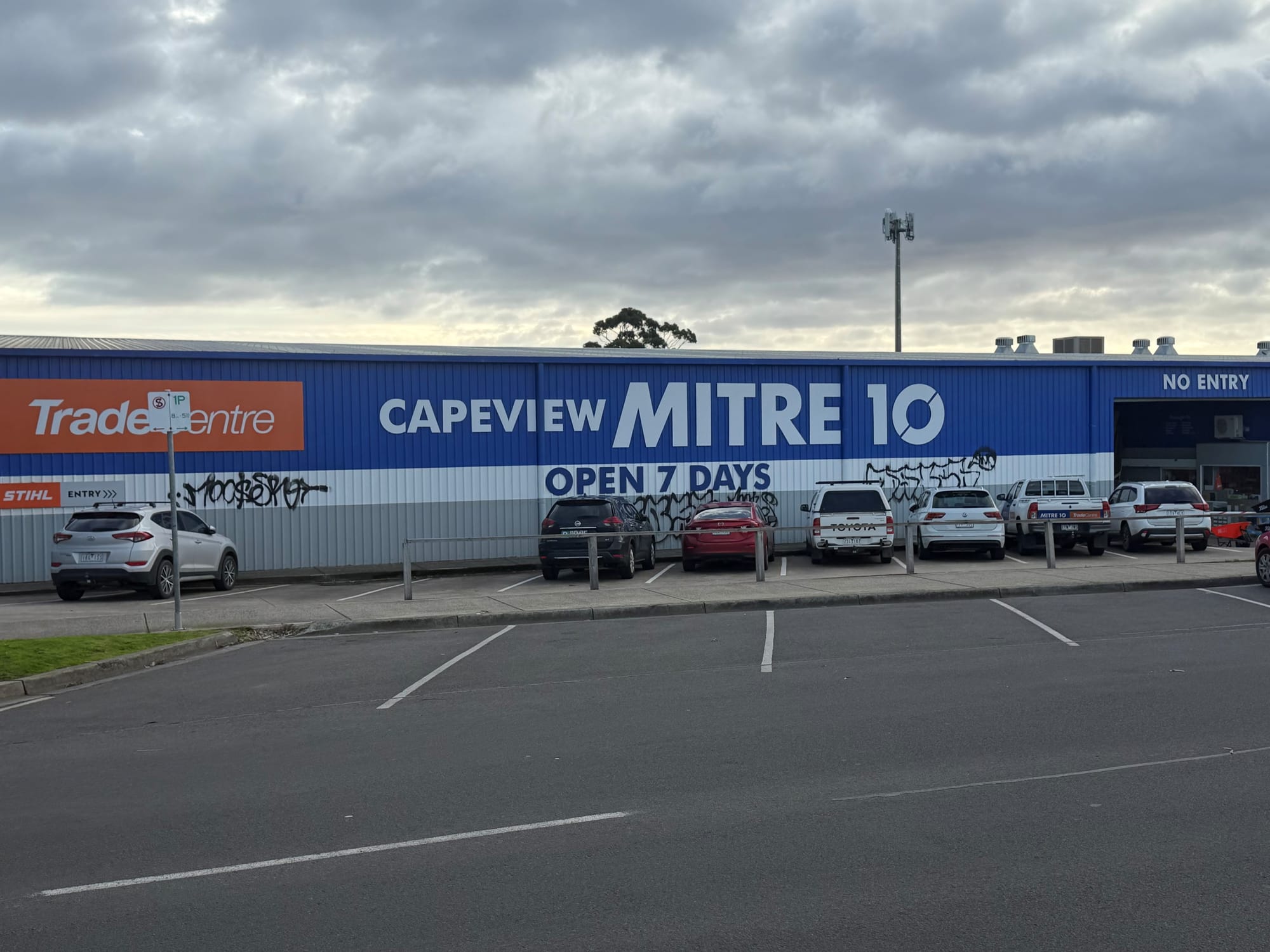 Cowes businesses defaced