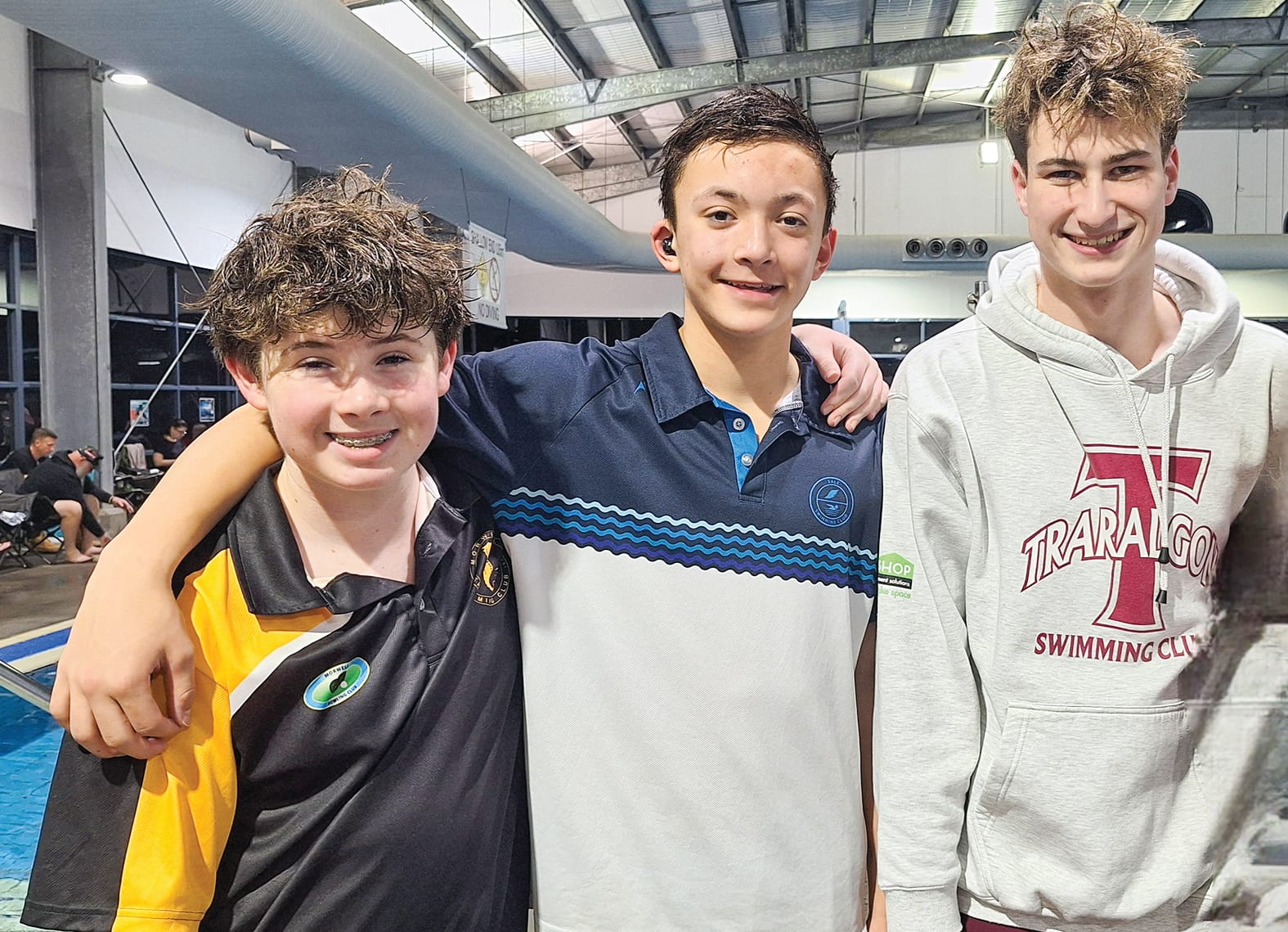 Smiles all round at the Winter Short Course Meet