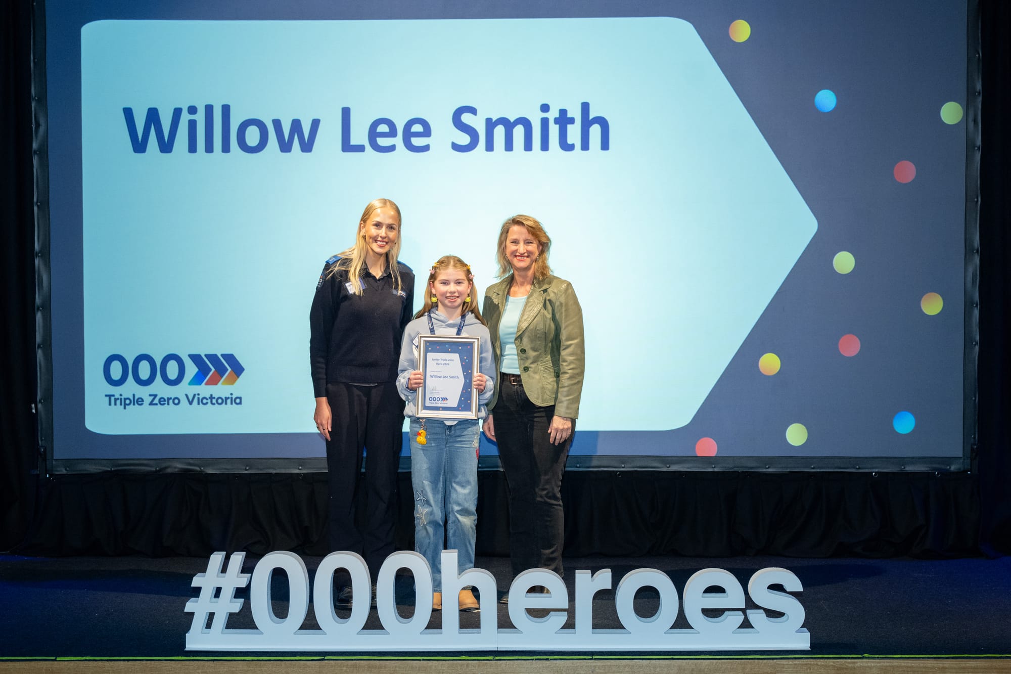 Island child hailed as hero