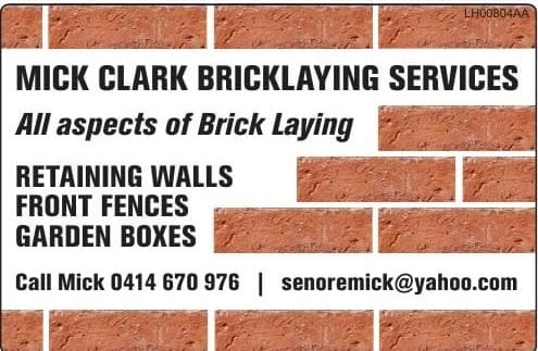 Mick Clark Bricklaying