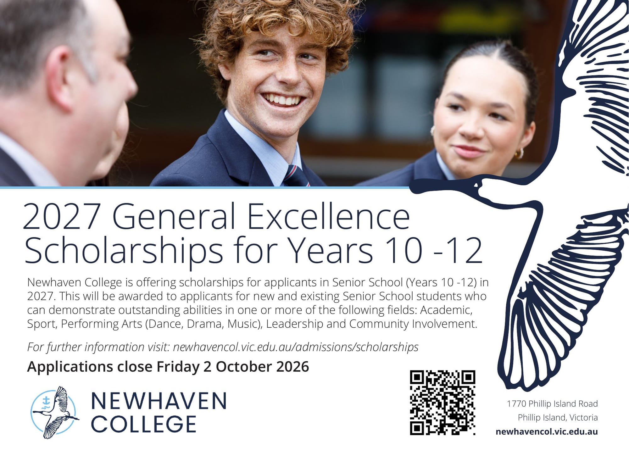 2027 General Excellence Scholarships – Newhaven College