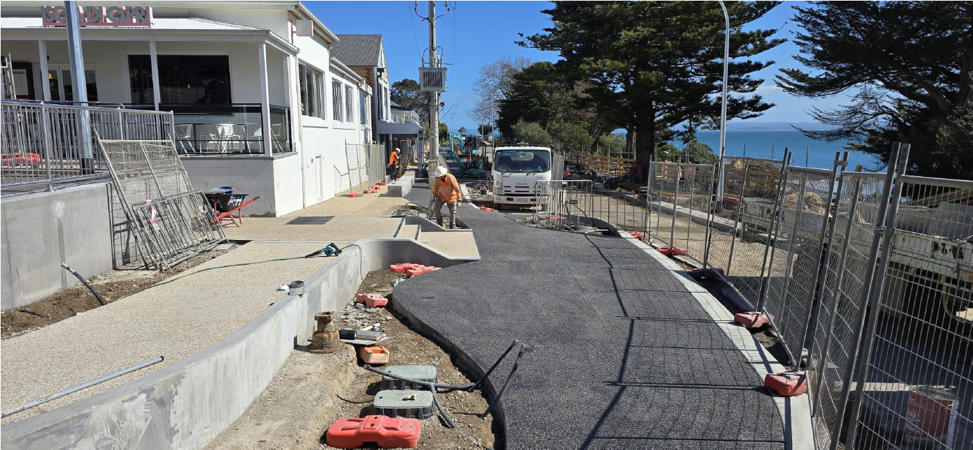 Cowes Foreshore Phase four "progressing well"