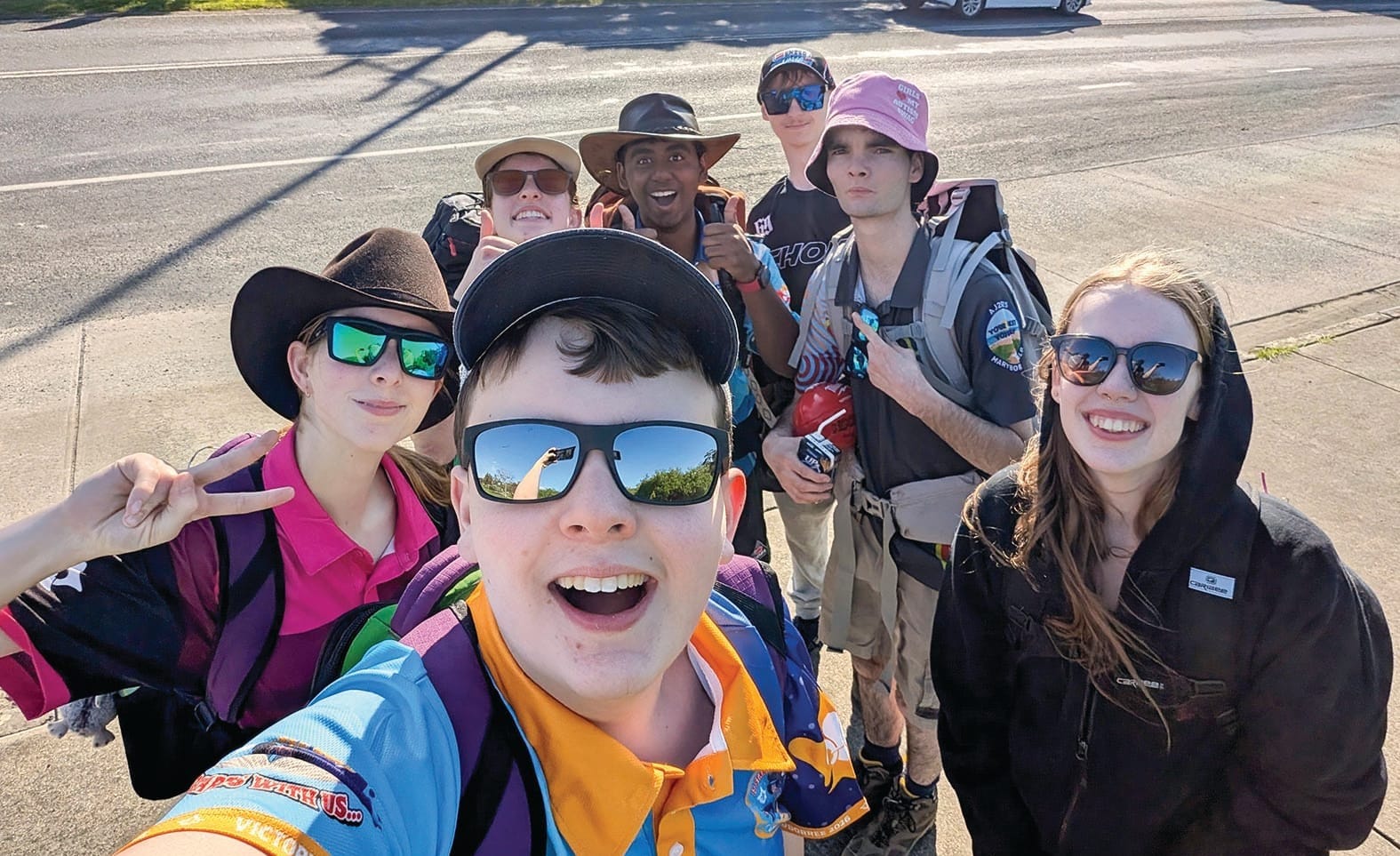 King's hike on the island