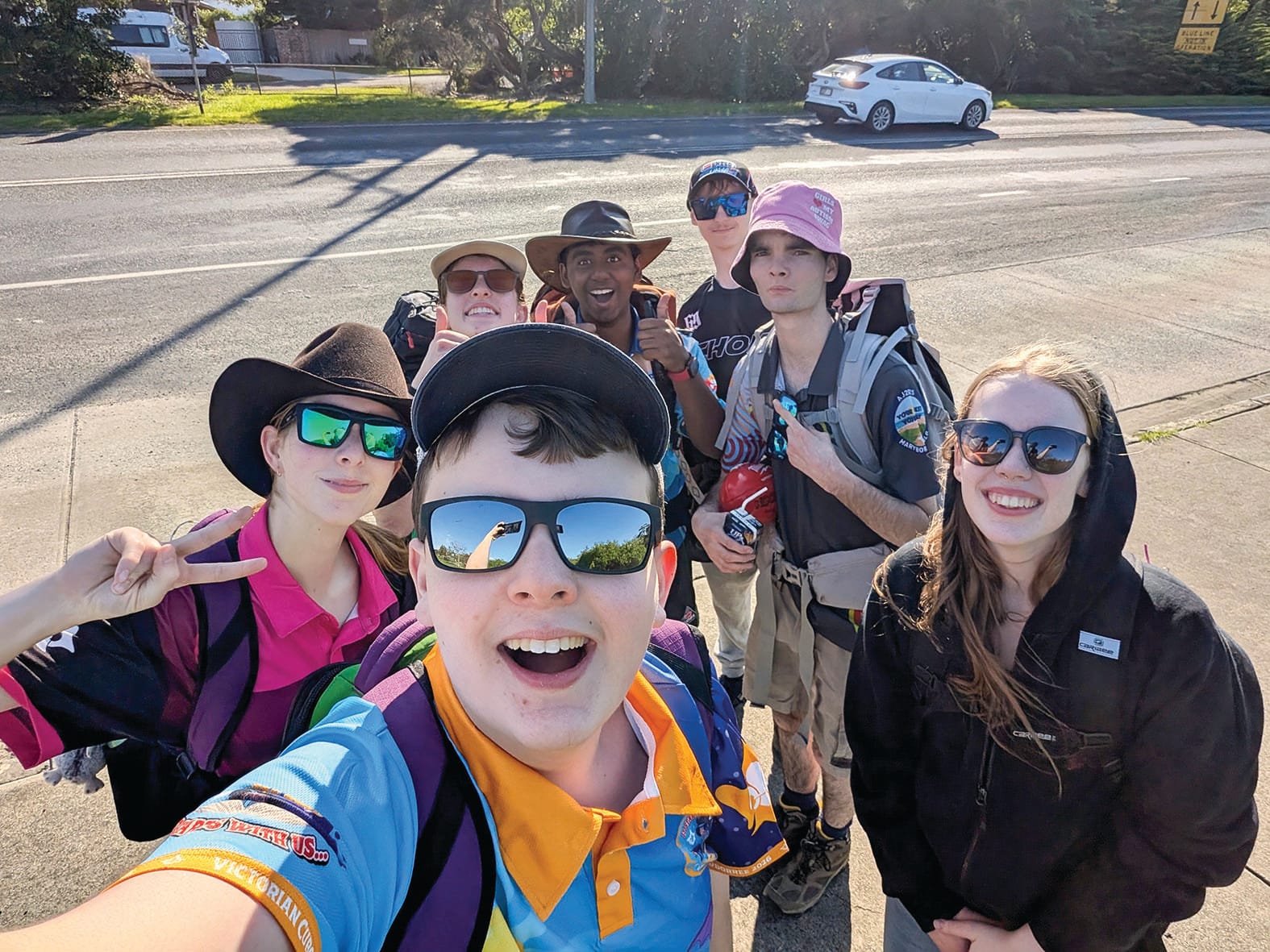 King's hike on the island