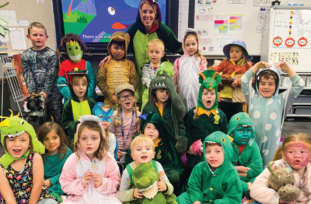 Dinosaurs roar at Cowes Primary post image