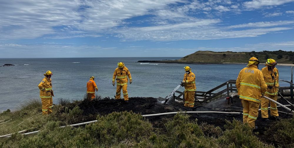 Beach fire triggers CFA call out post image