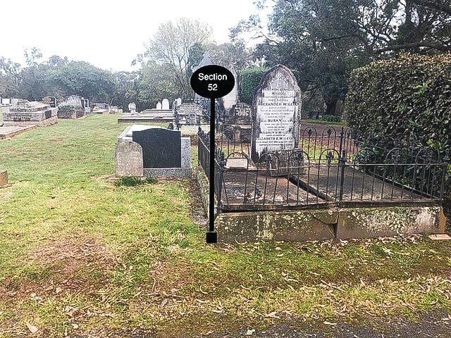 Good signs for cemetery post image