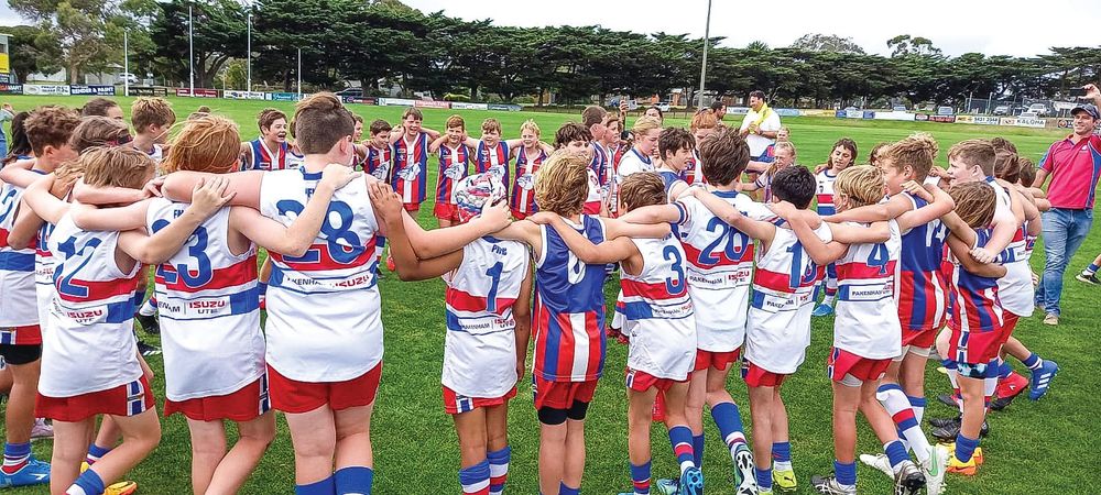 Junior footy is back -Under 10 Red post image