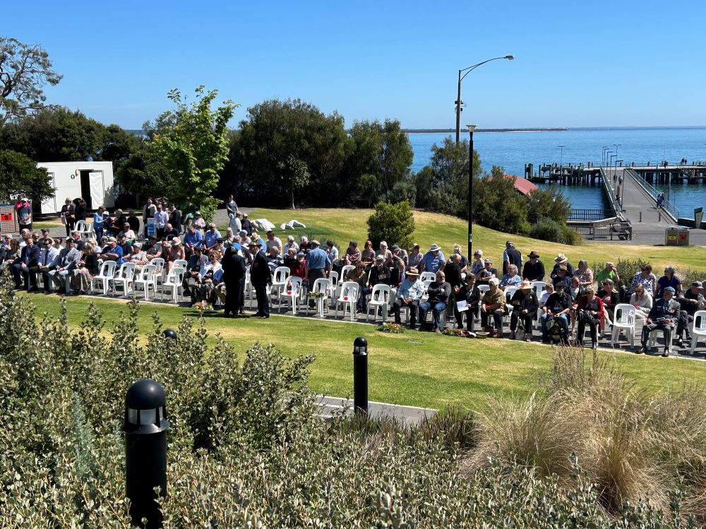 Remembrance Day ceremony at Cowes post image