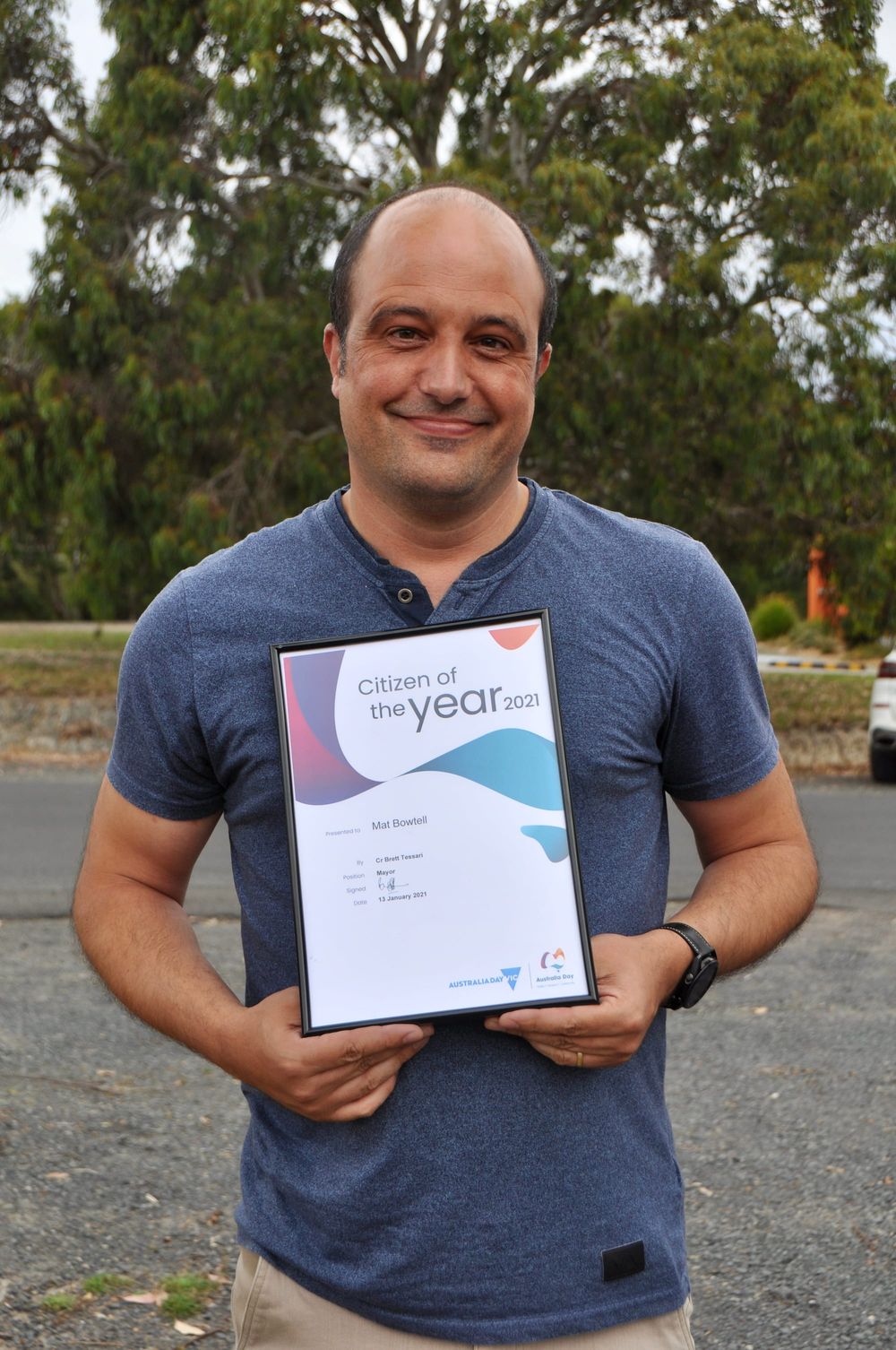 Congratulations Mat - Citizen of the Year! post image