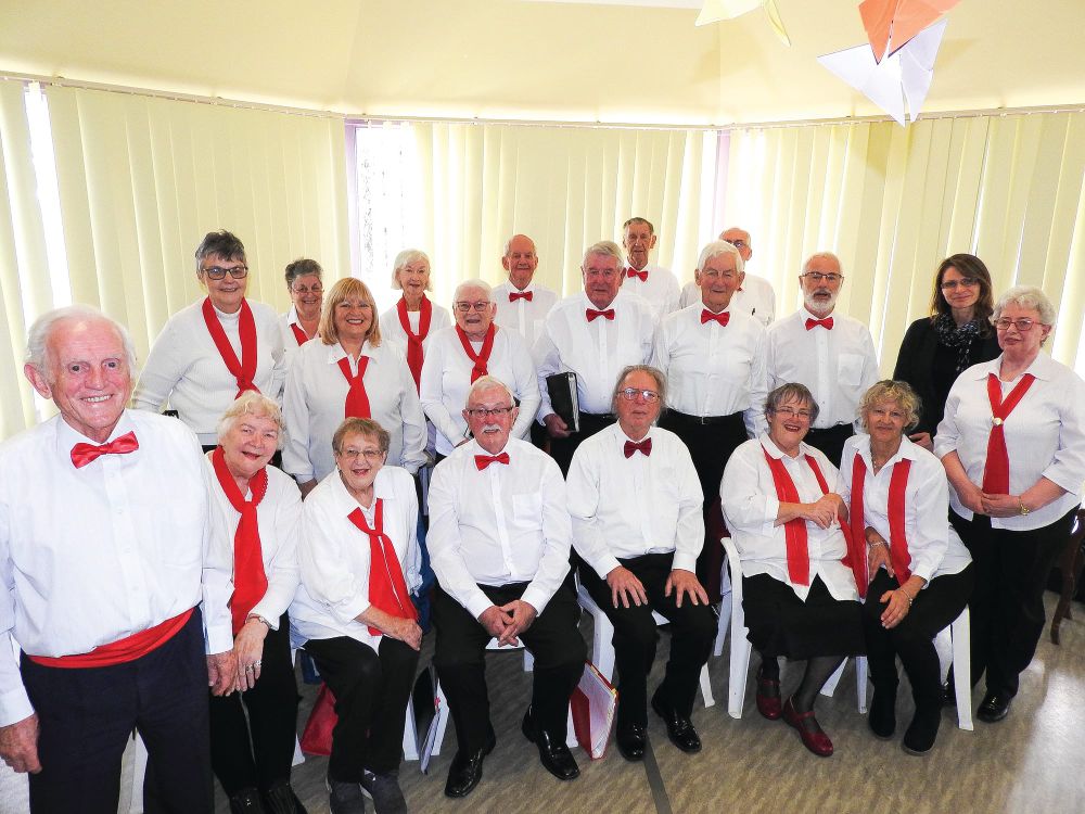 Island singers rehearsing for August concert post image